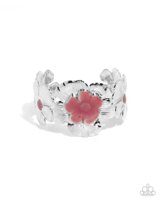 Floral Foundation - Pink Bracelet