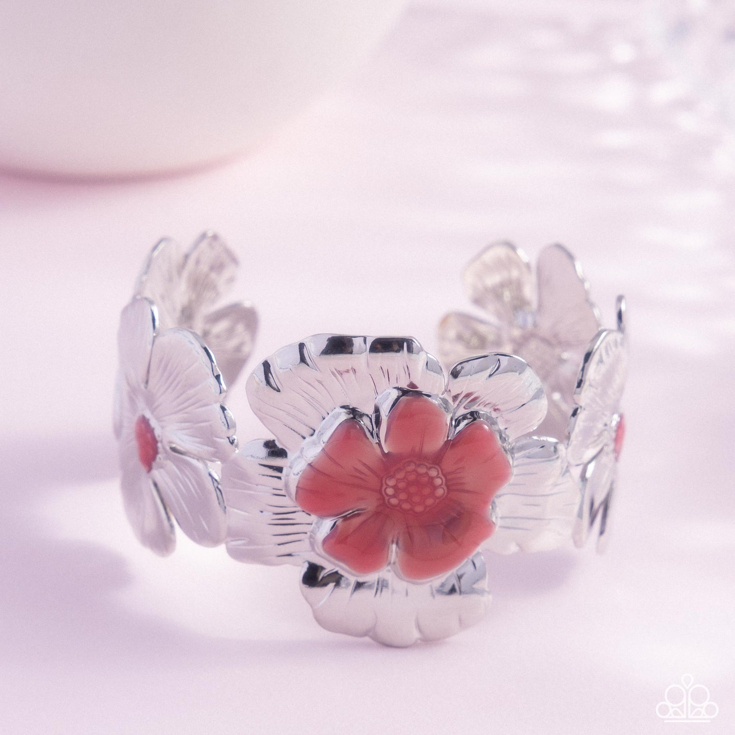 Floral Foundation - Pink Bracelet