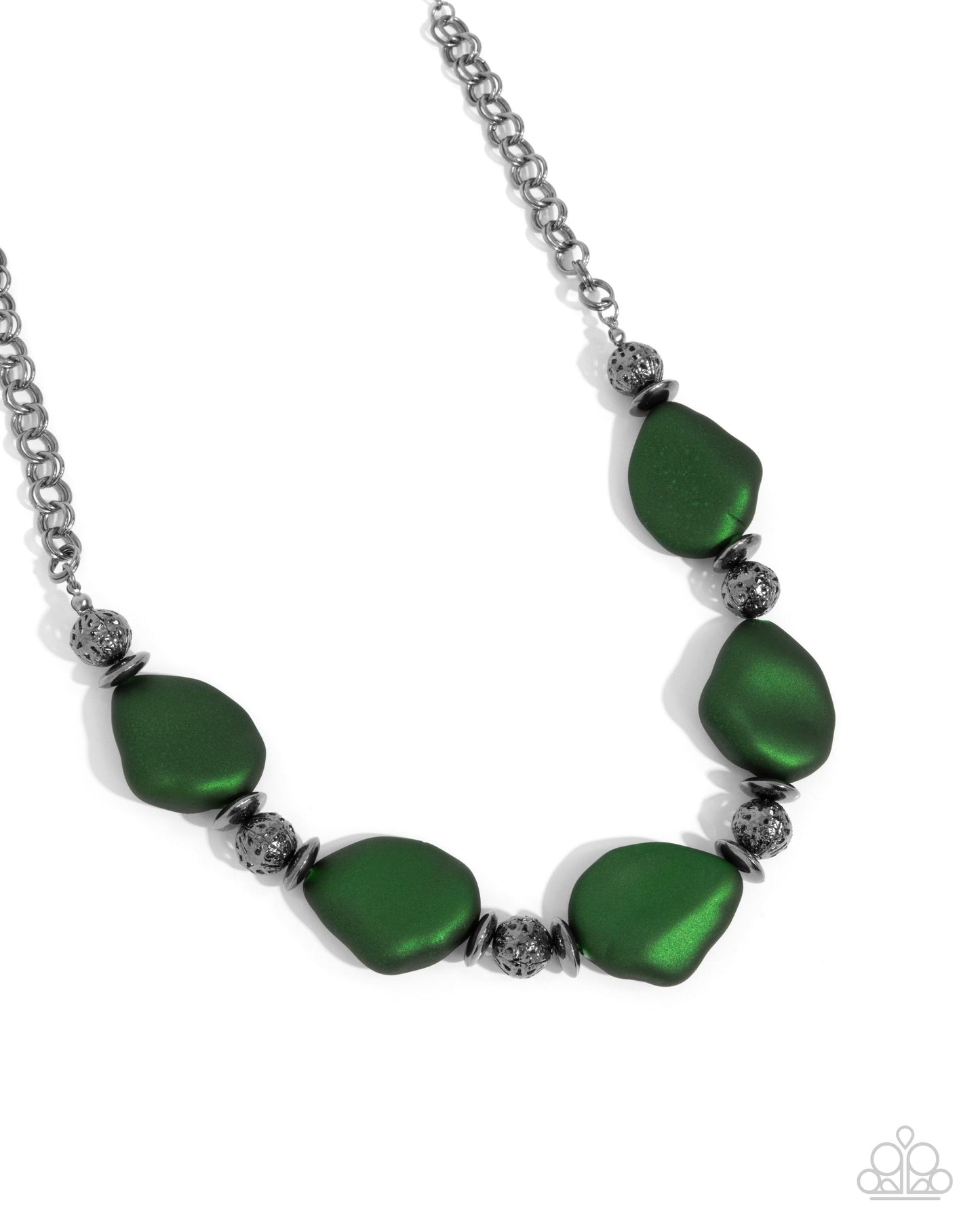 Refulgent Reformation - Green Necklace