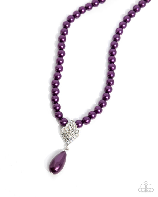 Eternal Elegance - Purple Necklace