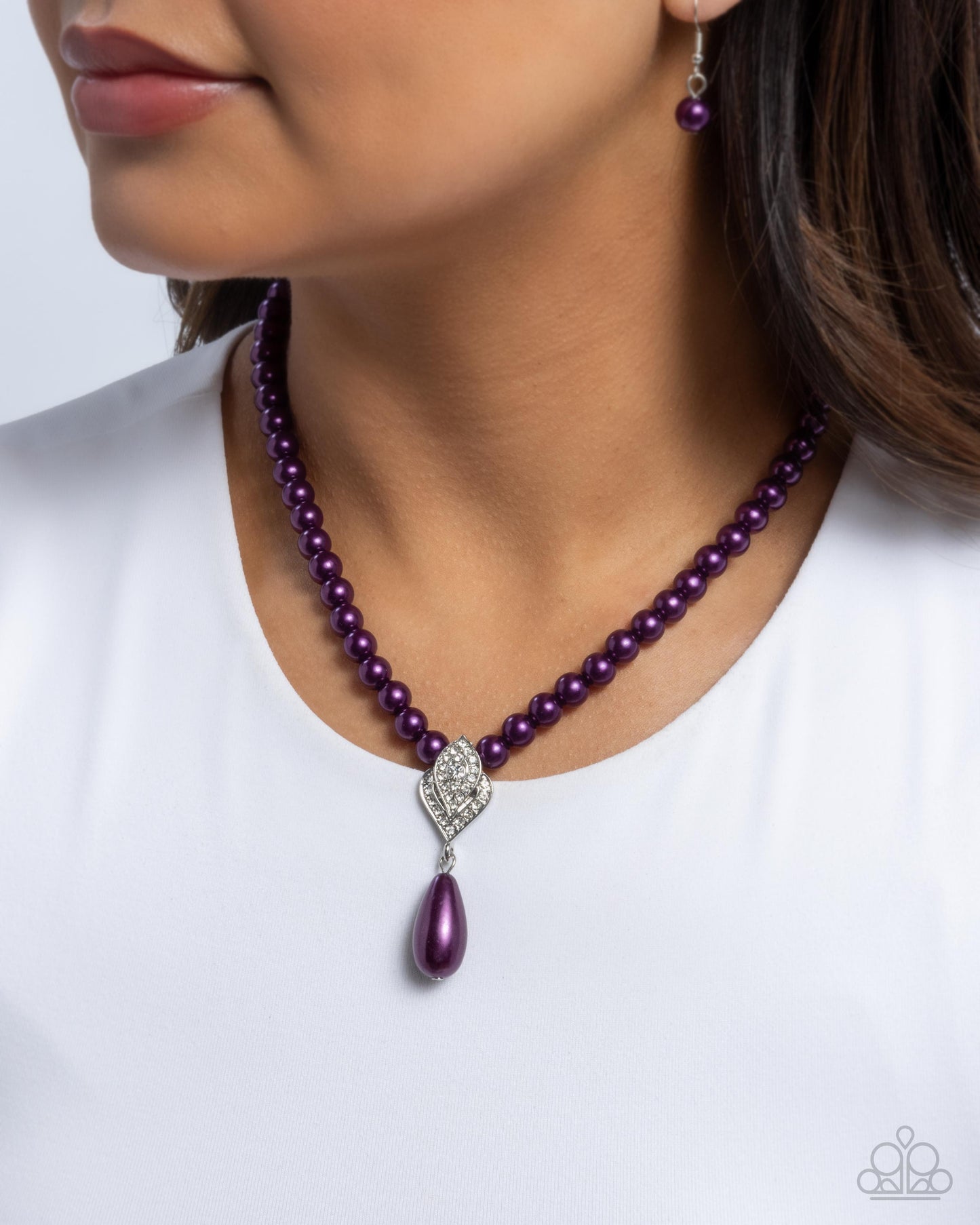 Eternal Elegance - Purple Necklace