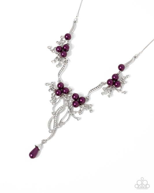 Grapevine Getaway - Purple Necklace