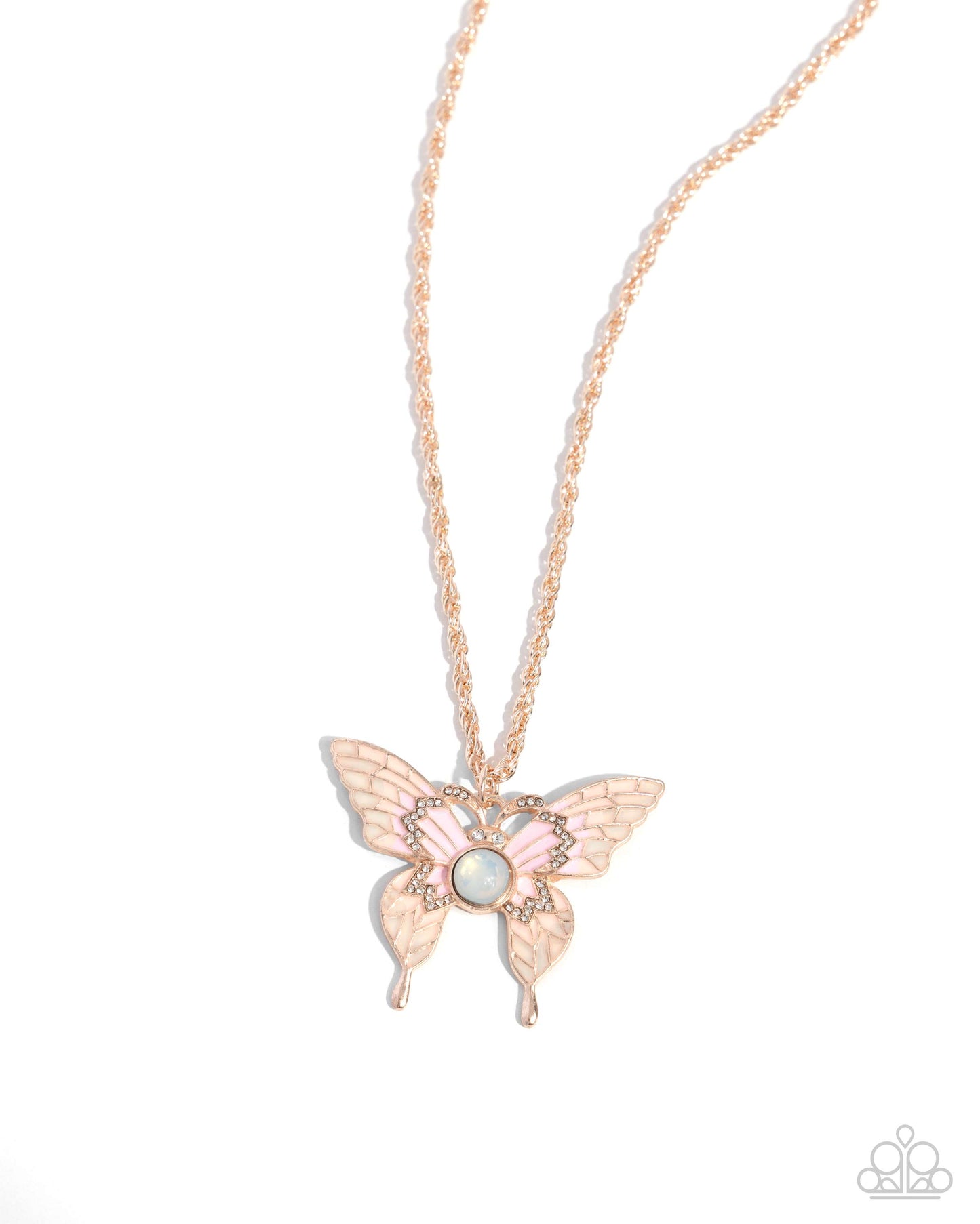 Showstopping Shuttle - Rose Gold Necklace