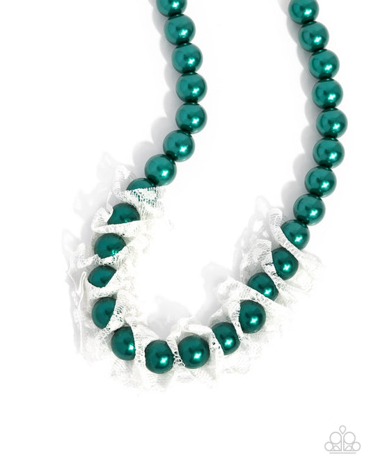 Distinguished Desire - Green Necklace