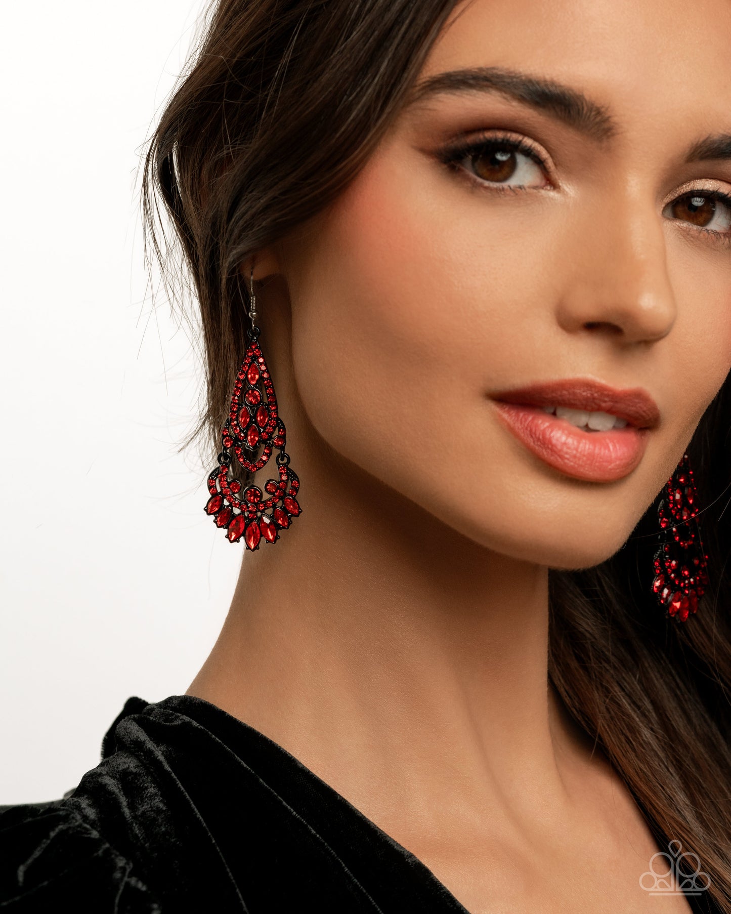 Opera Stage - Red Earring