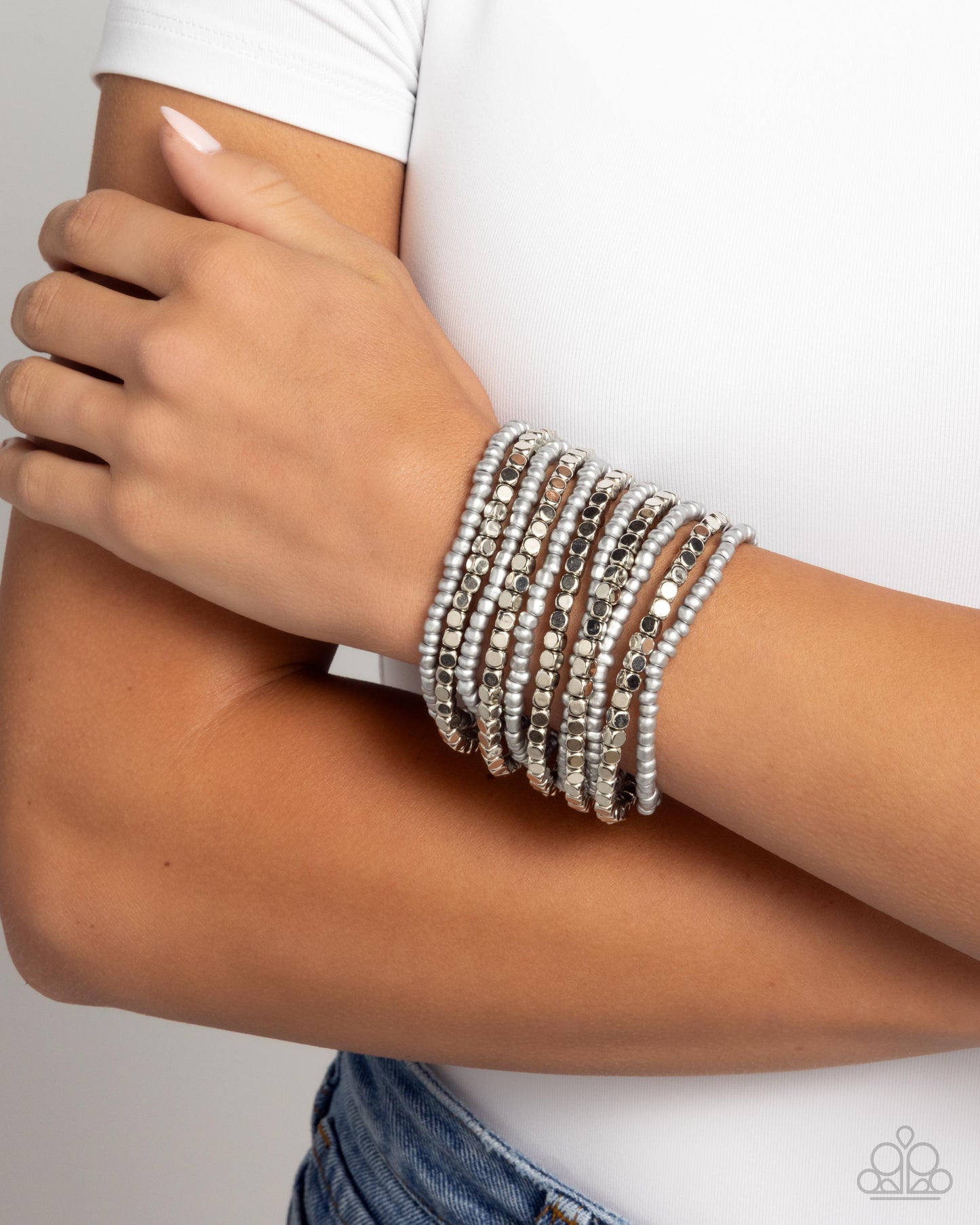 Spirited Stack - Silver Bracelet