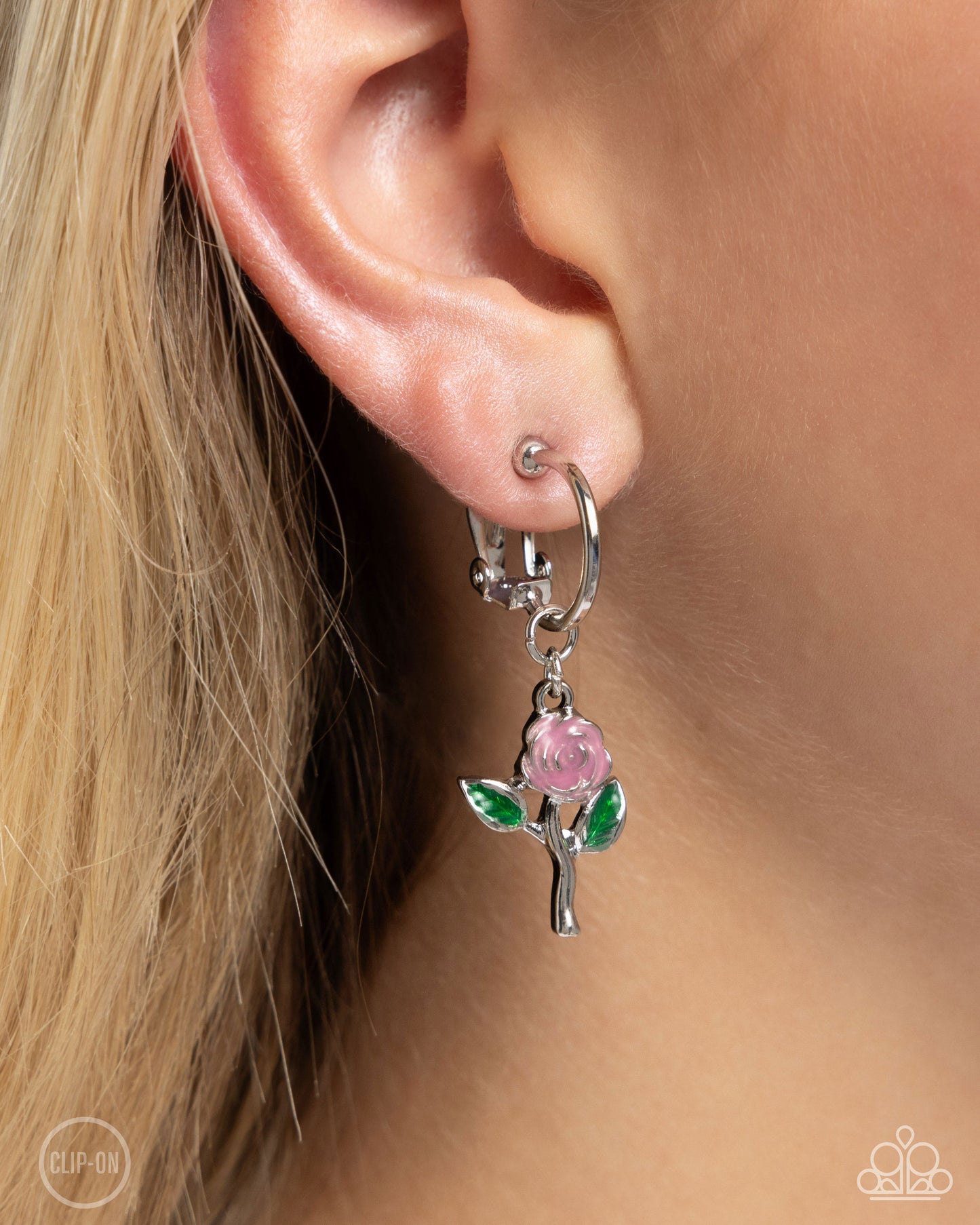 Rose Routine - Pink Earring