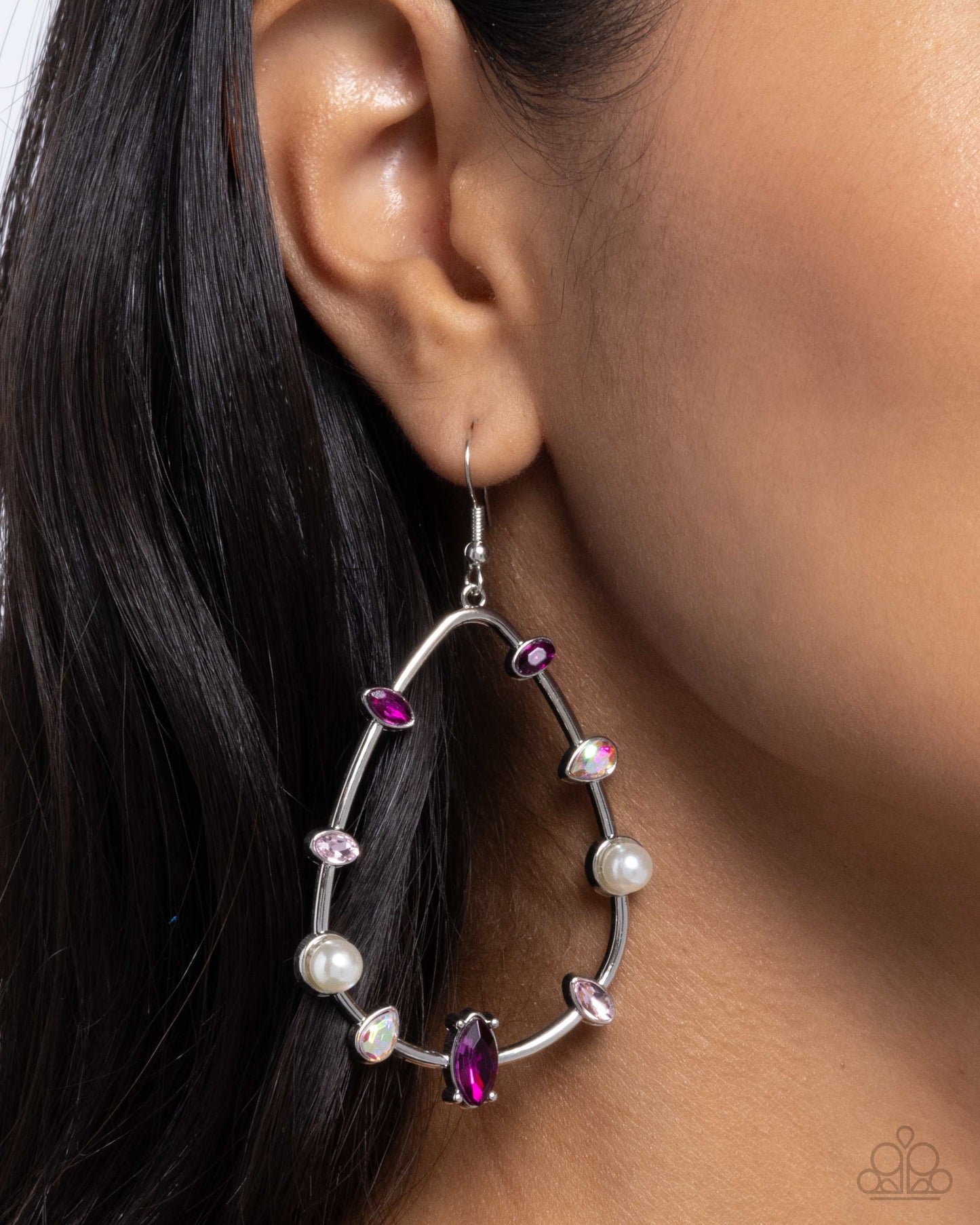 Dazzling Diversity - Pink Earring