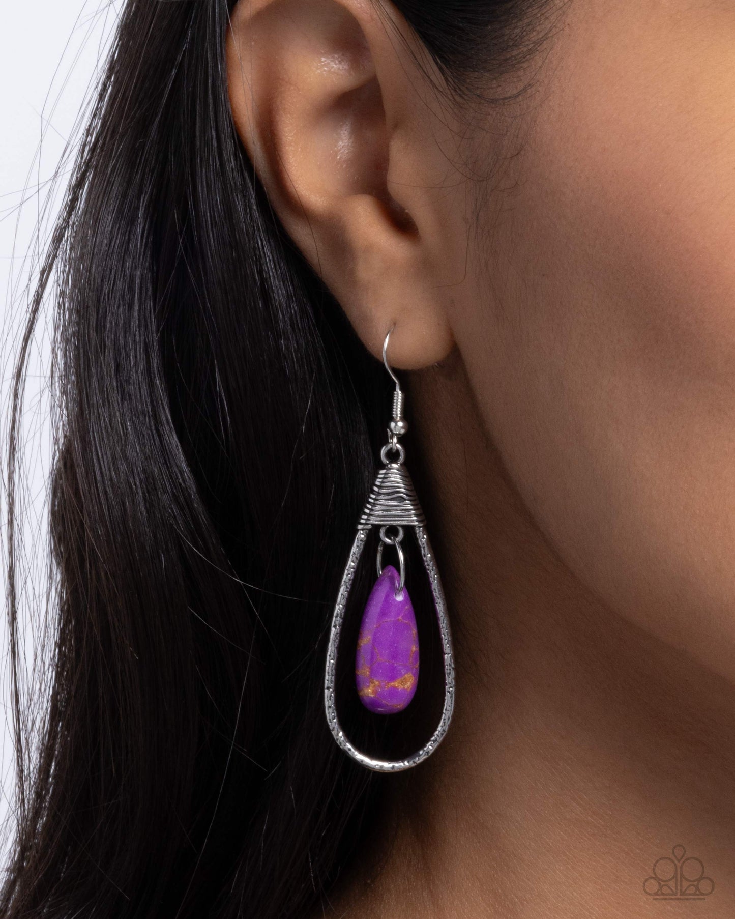 Neatly Natural - Purple Earring