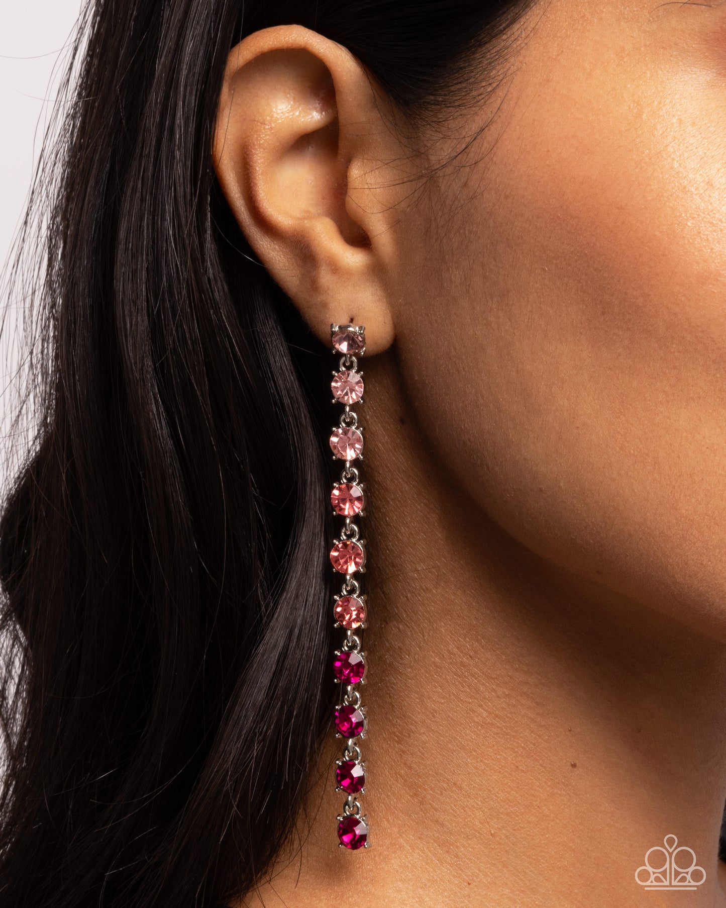 Opulent Ombré - Pink Earring