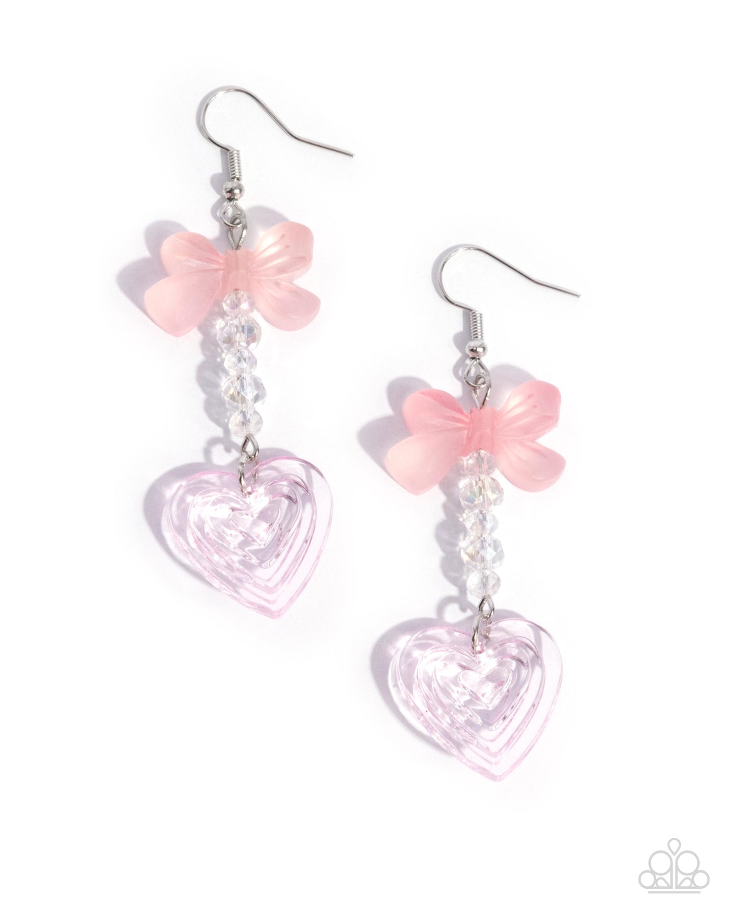 Feminine Freefall - Pink Earring