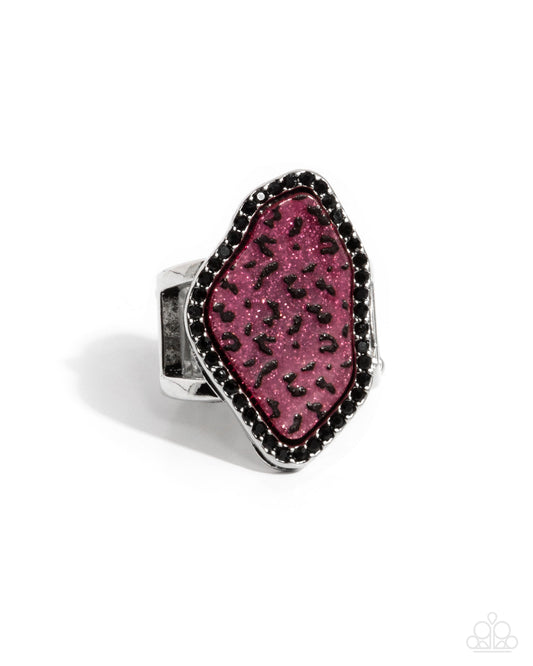 Sporadic Stone - Pink Ring