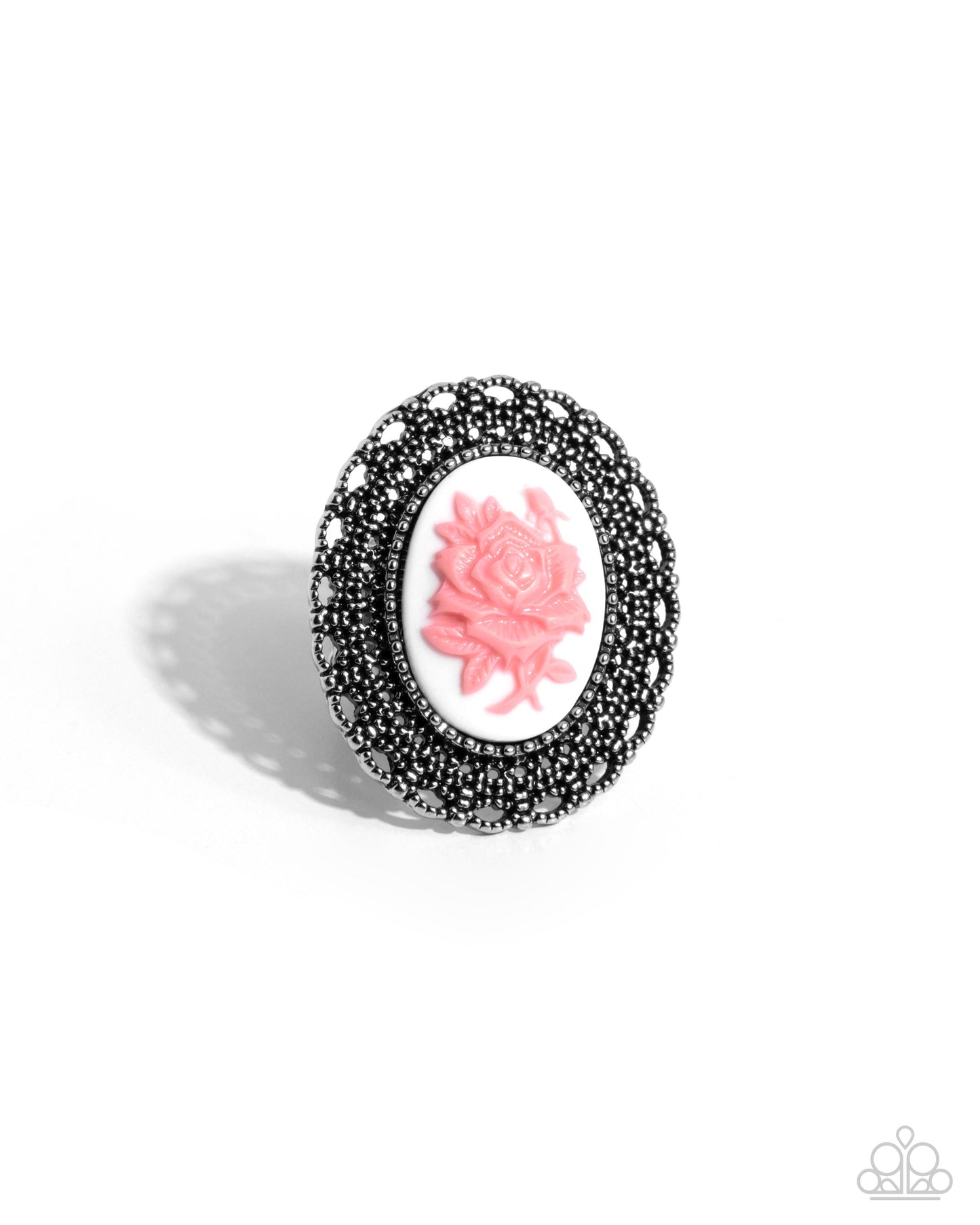 Blooming Brooch - Pink Ring