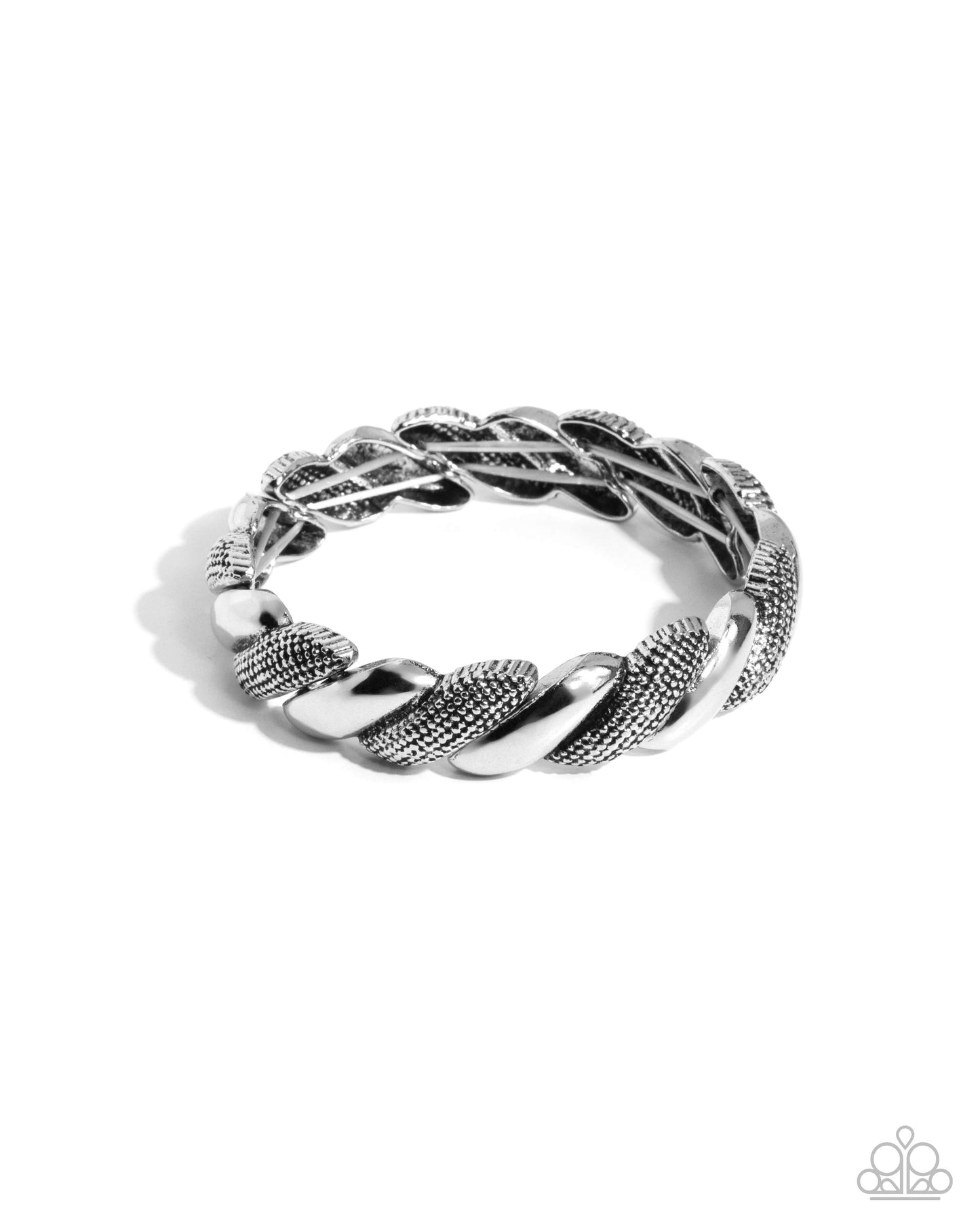 Captivating Curls - Silver Bracelet