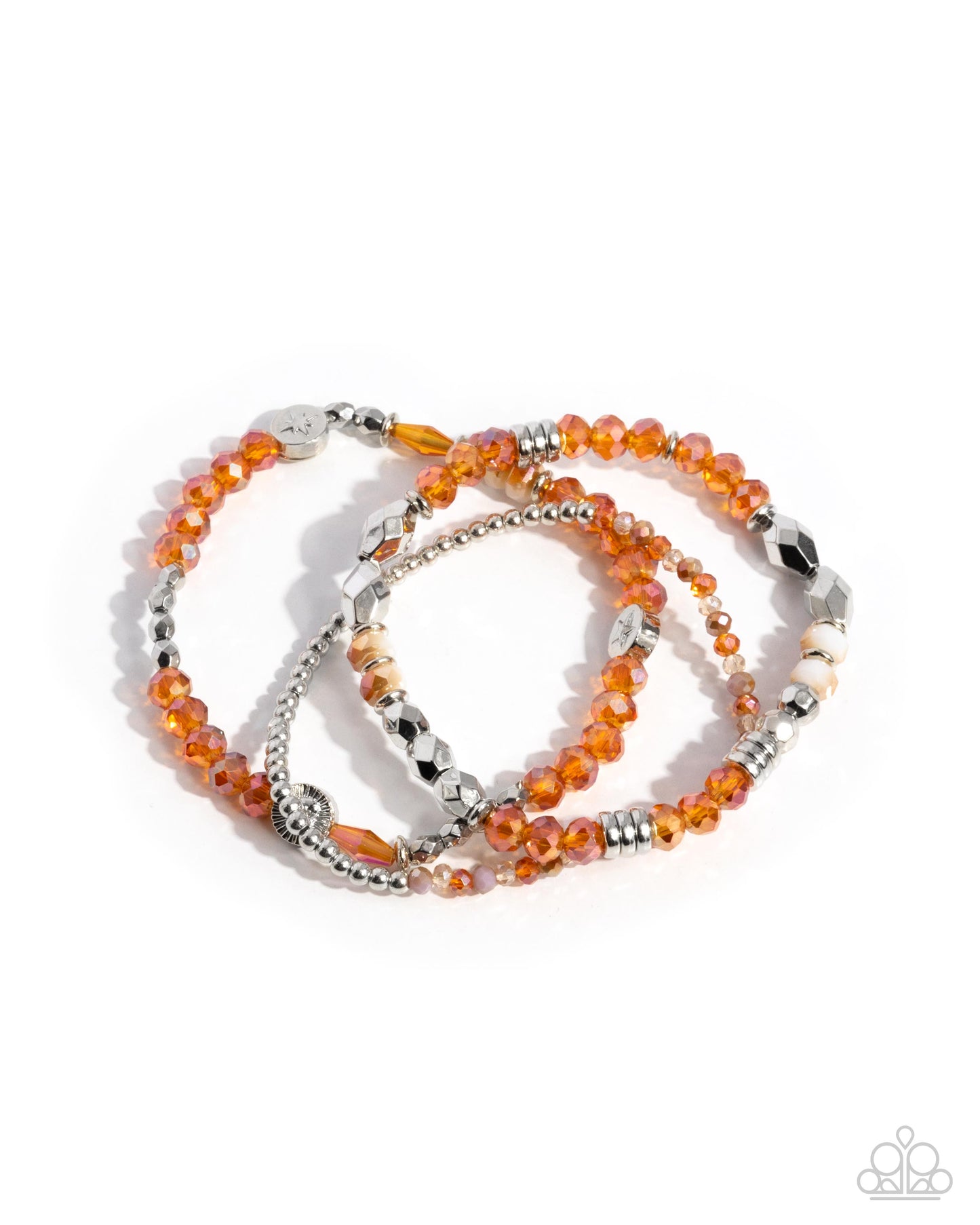 Stellar Salvage - Orange Bracelet