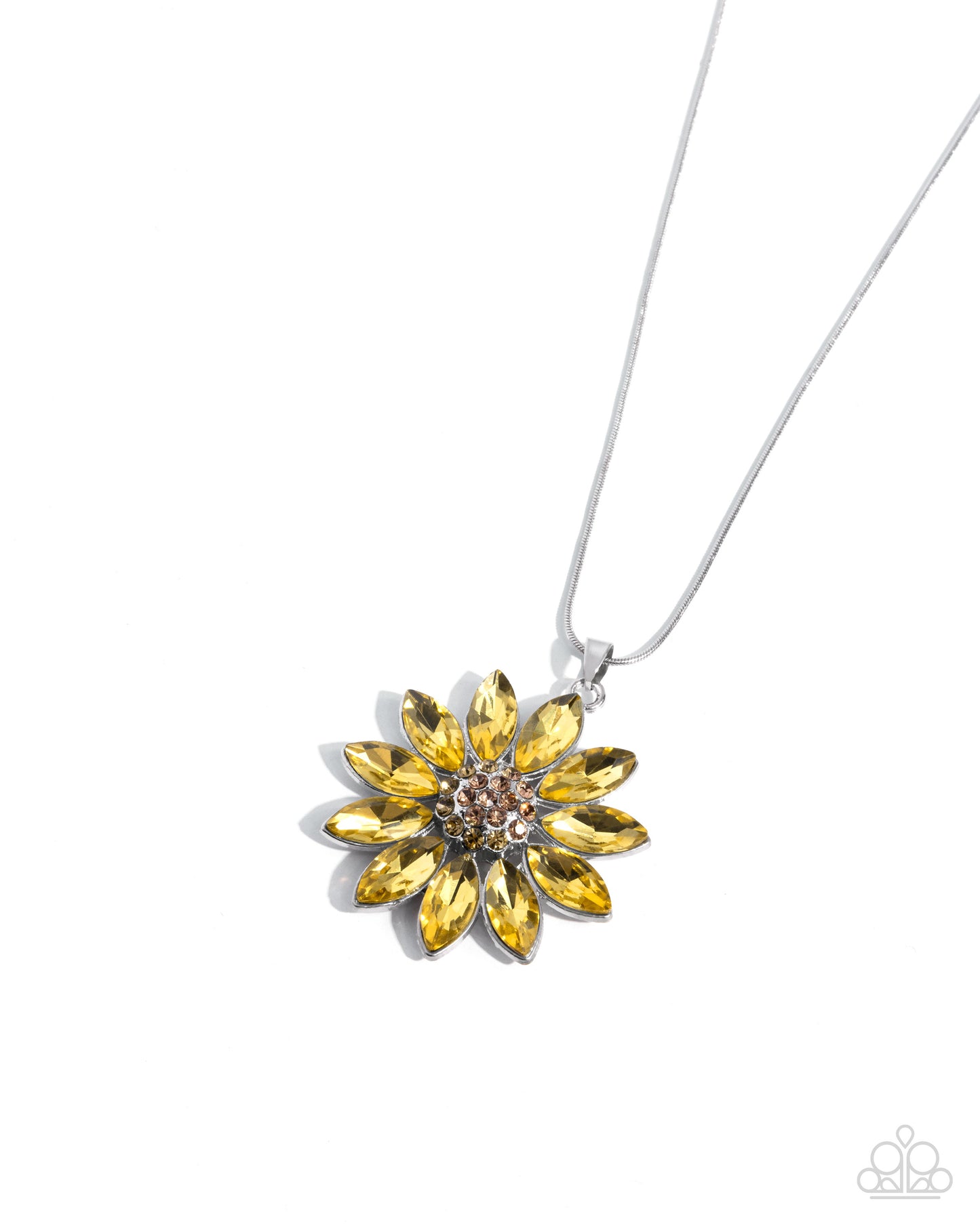 Fortunate Floral - Yellow Necklace