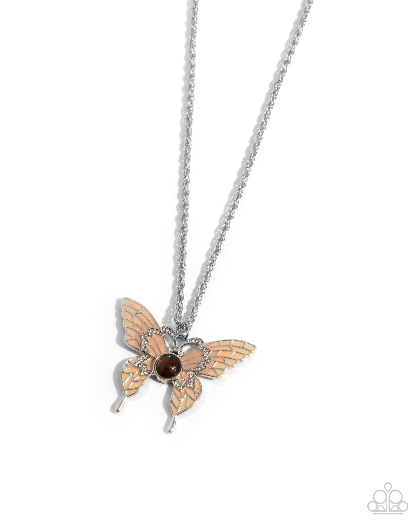 Showstopping Shuttle - Brown Necklace