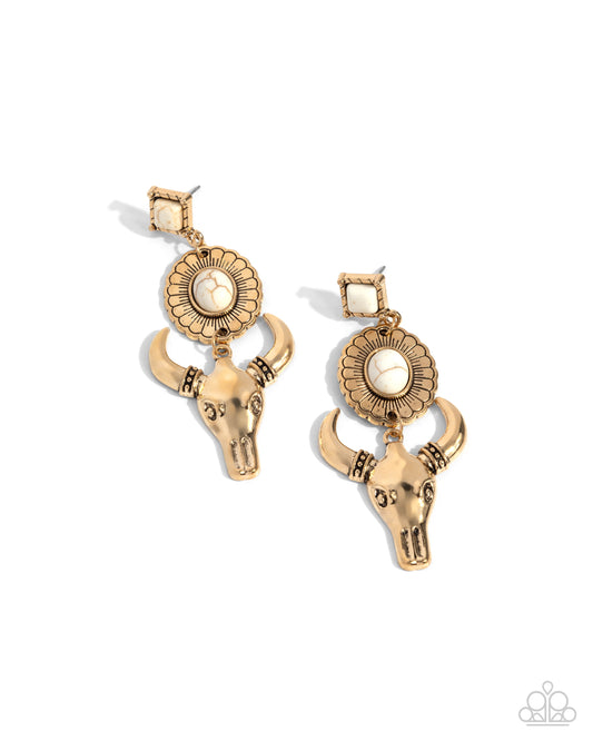 Western Week - Gold Earring