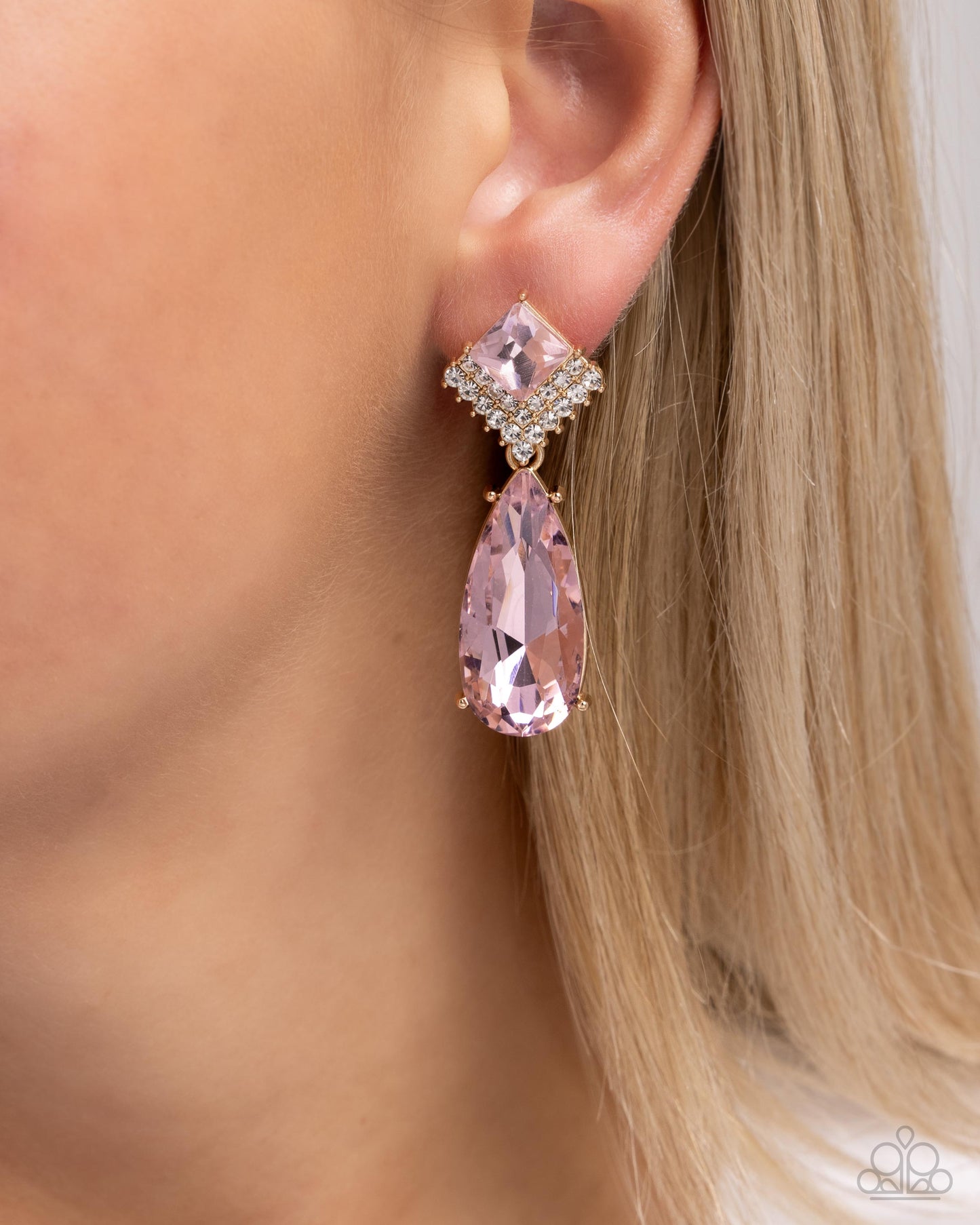 Diamond Life - Pink Earring