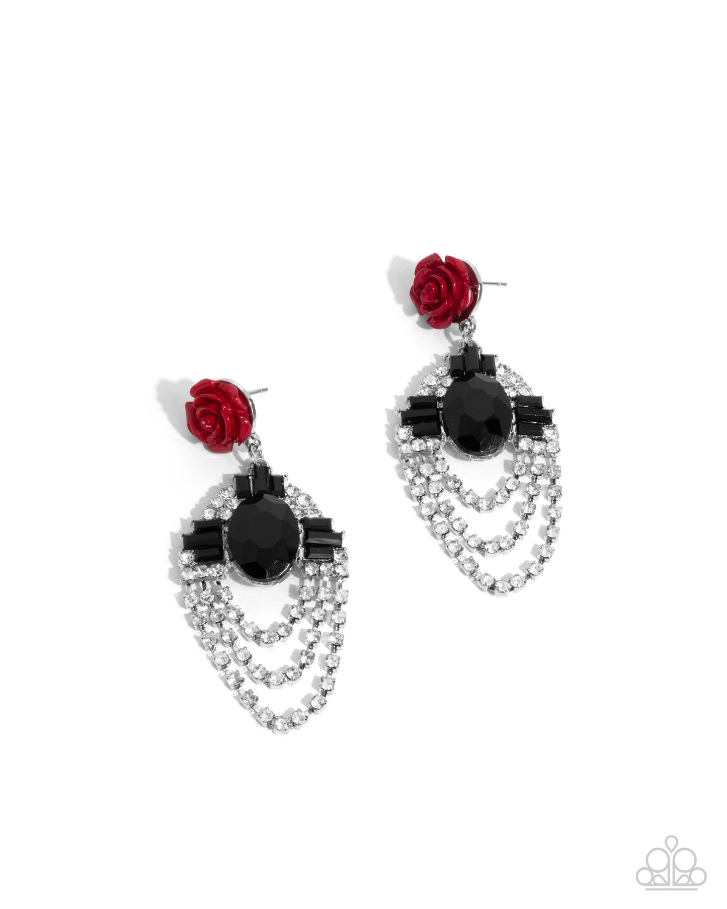 Rosy Rave - Red Earring