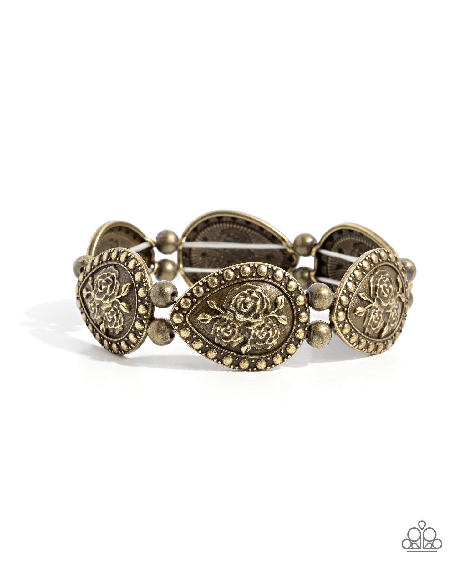 Roaring Rose - Brass Bracelet