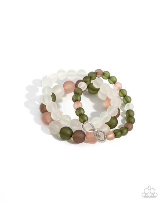 Simplistic Stack - Green Bracelet