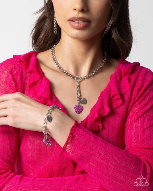 Complete Look! -  Momentary Bliss Pink Necklace and Momentary Balance Bracelet Set