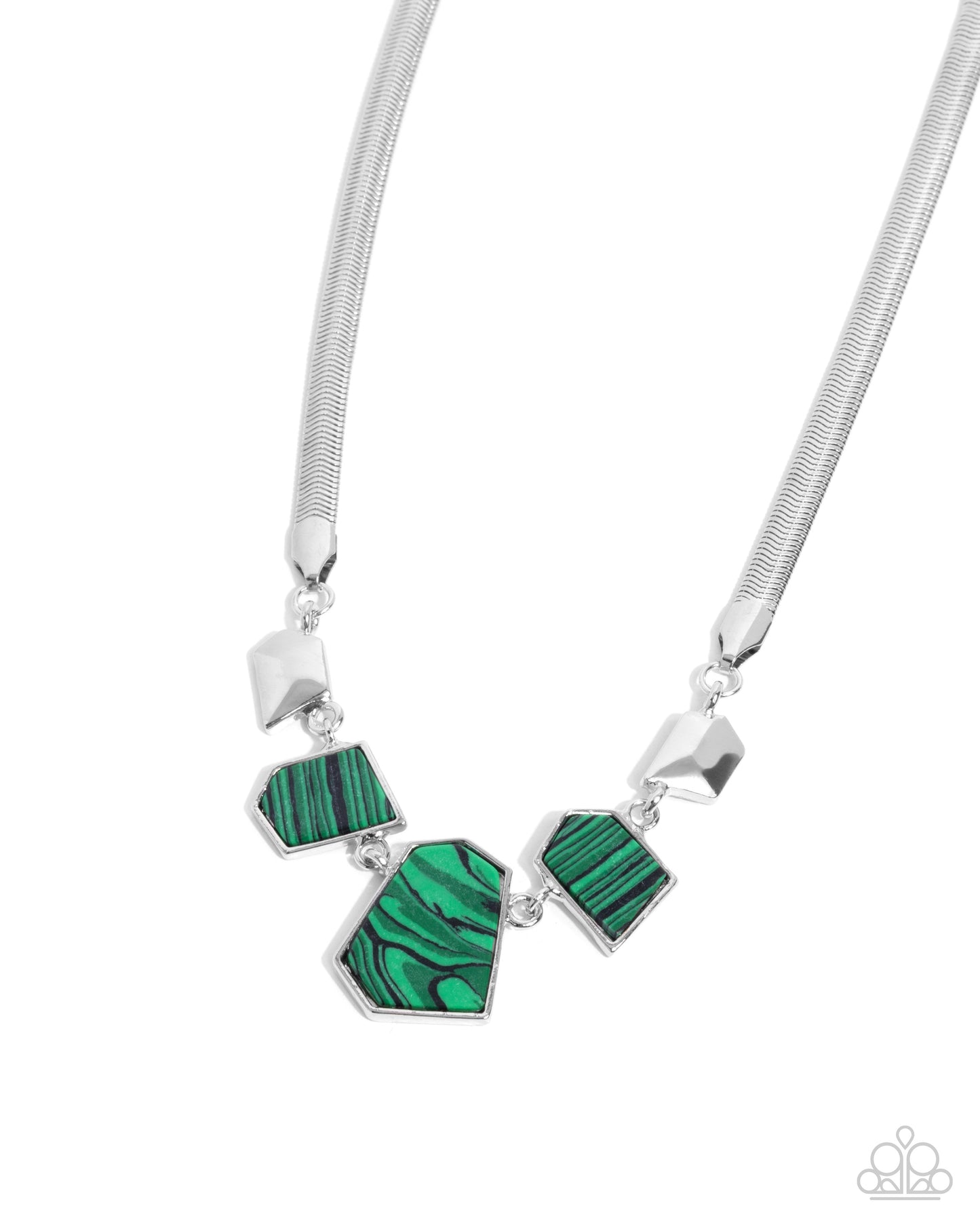 Complete Look Green Necklace and Bracelet