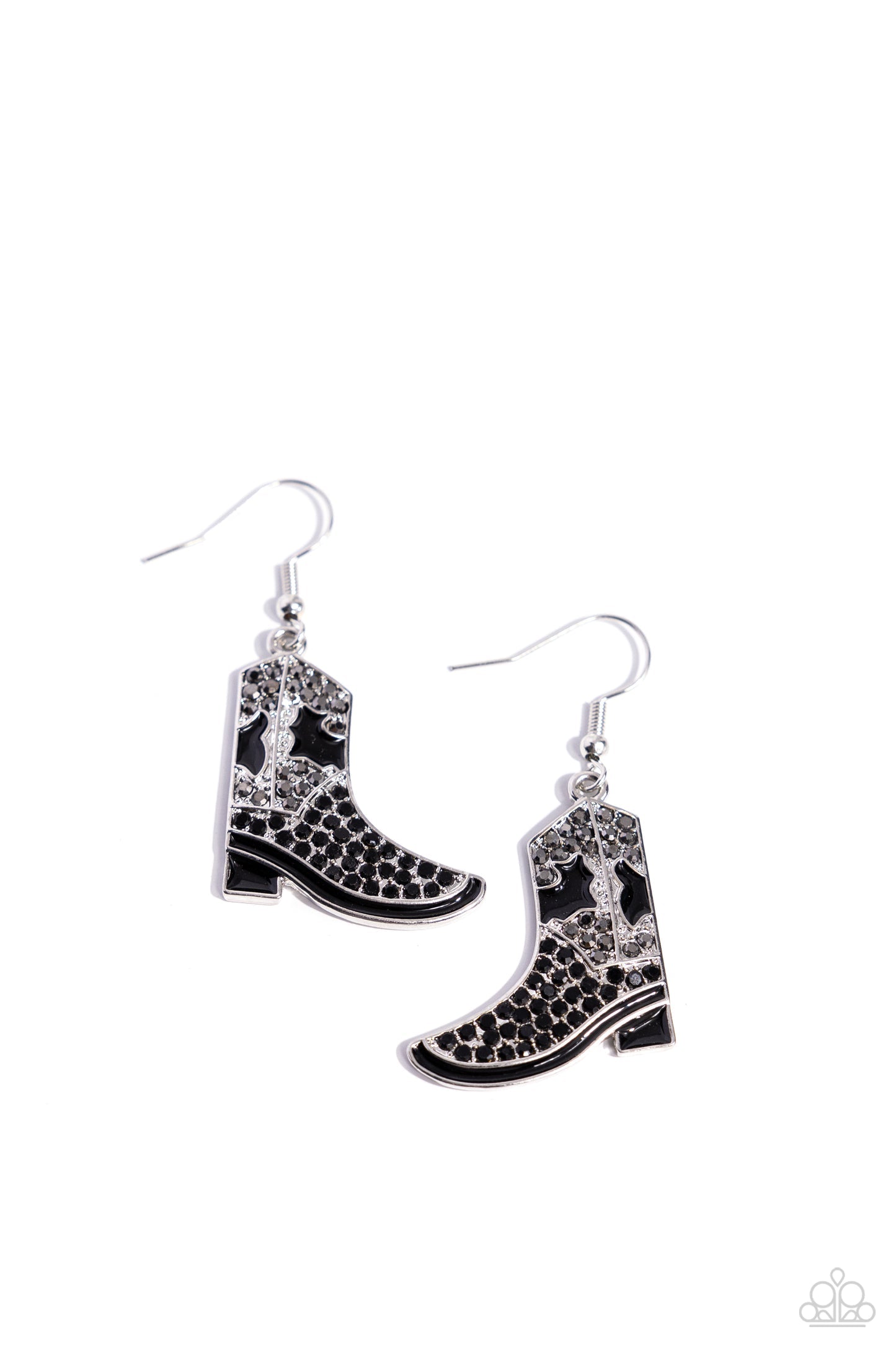 Boot Scootin Bling - Black Earrings