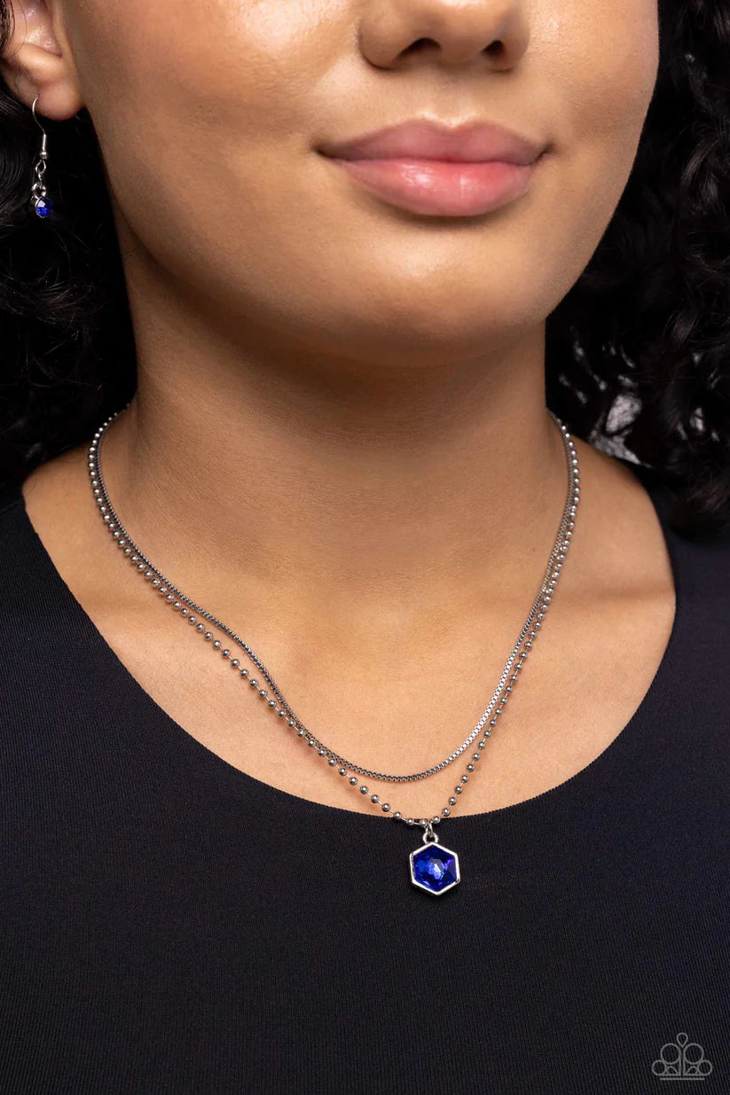 Call of the Style - Blue Necklace - Fashion Fix Exclusive