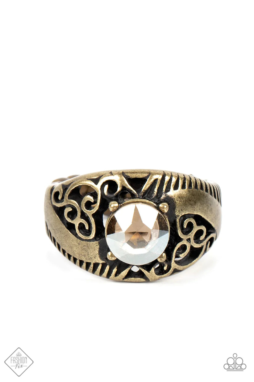 Shimmer in Time - Brass Ring - Fashion Fix November 2022