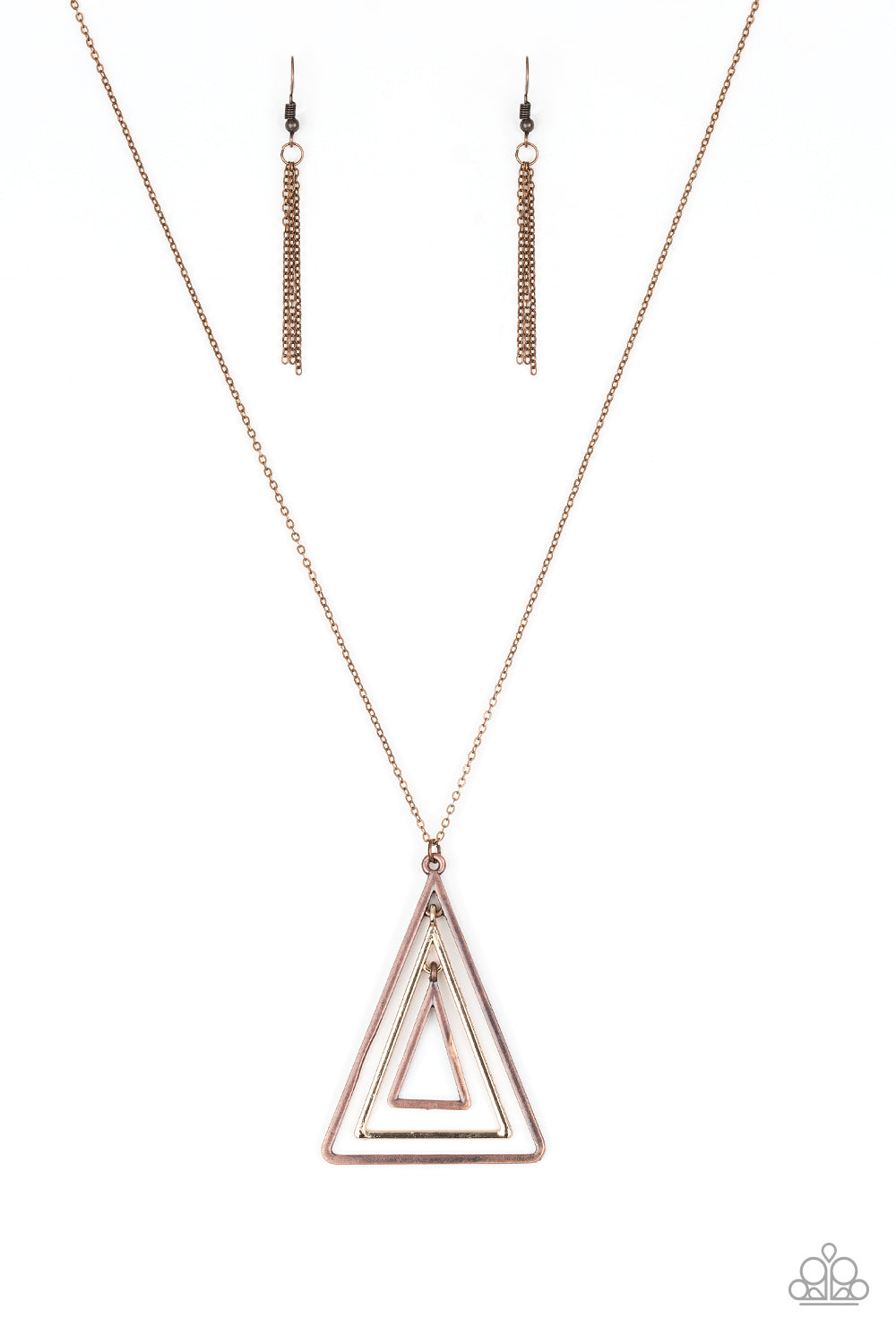 TRI Harder - Copper Necklace