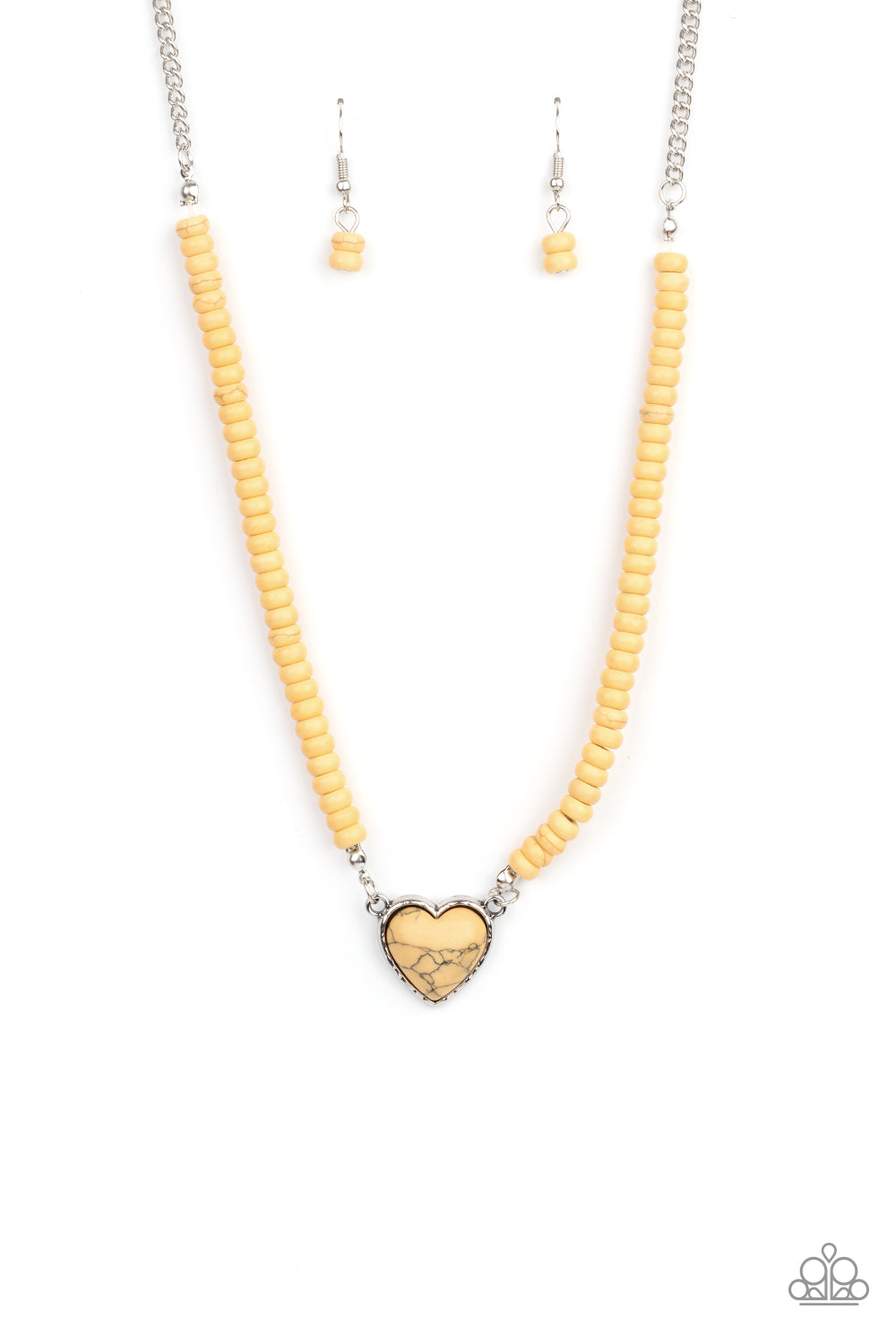 Country Sweetheart - Yellow Necklace