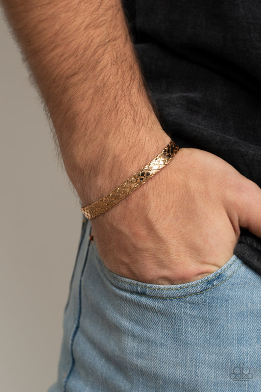 Cable Couture - Gold Bracelet