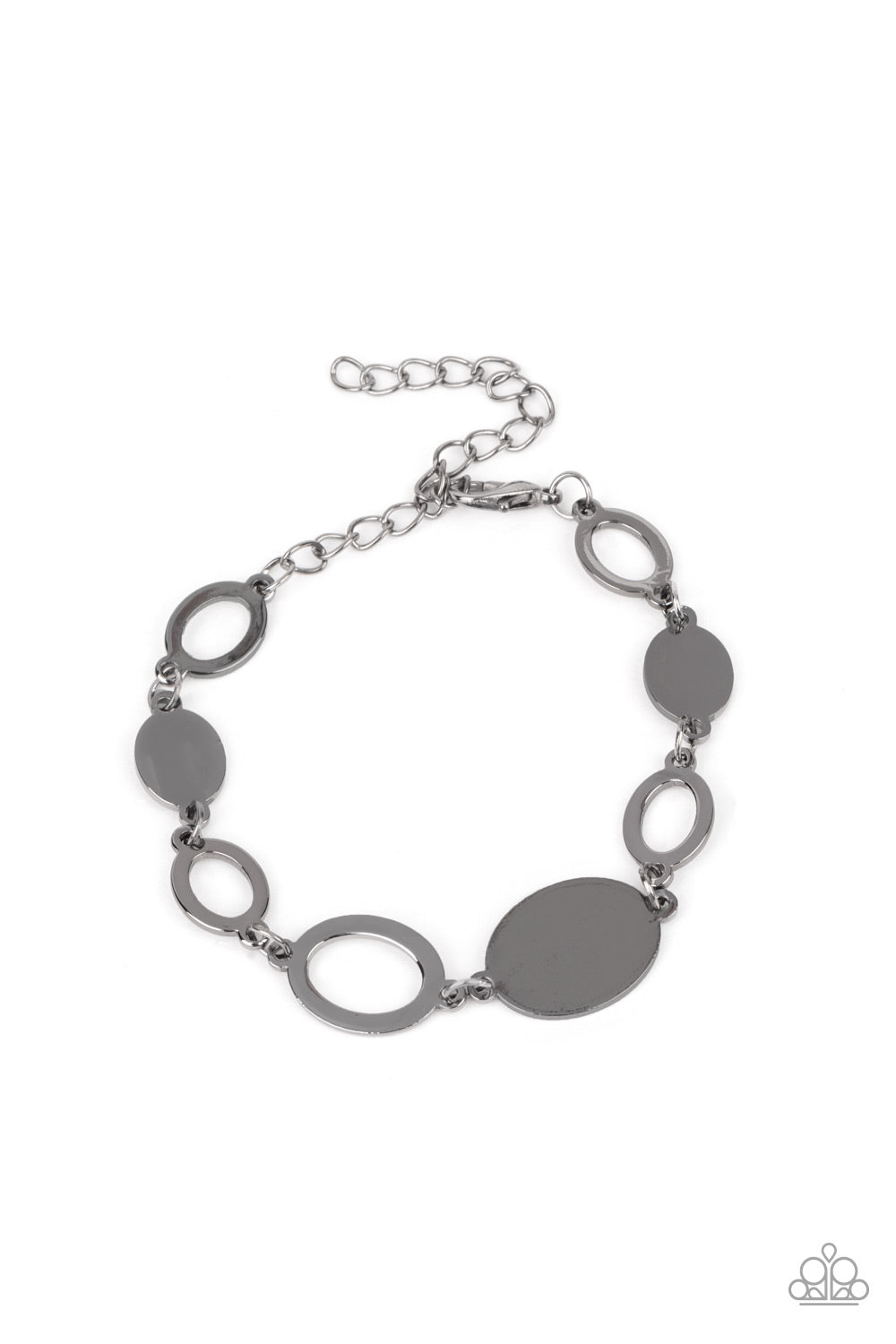 OVAL and Out - Black Bracelet