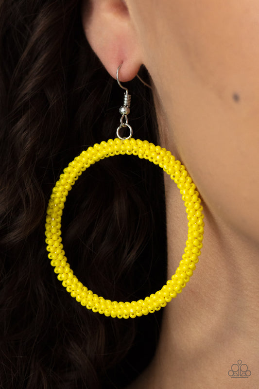 Beauty and the BEACH - Yellow Earring