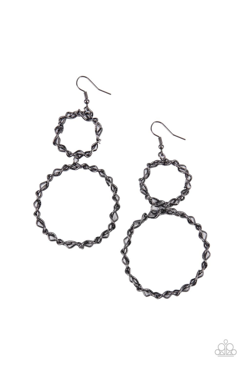 Twist of FABULOUS - Black Earring