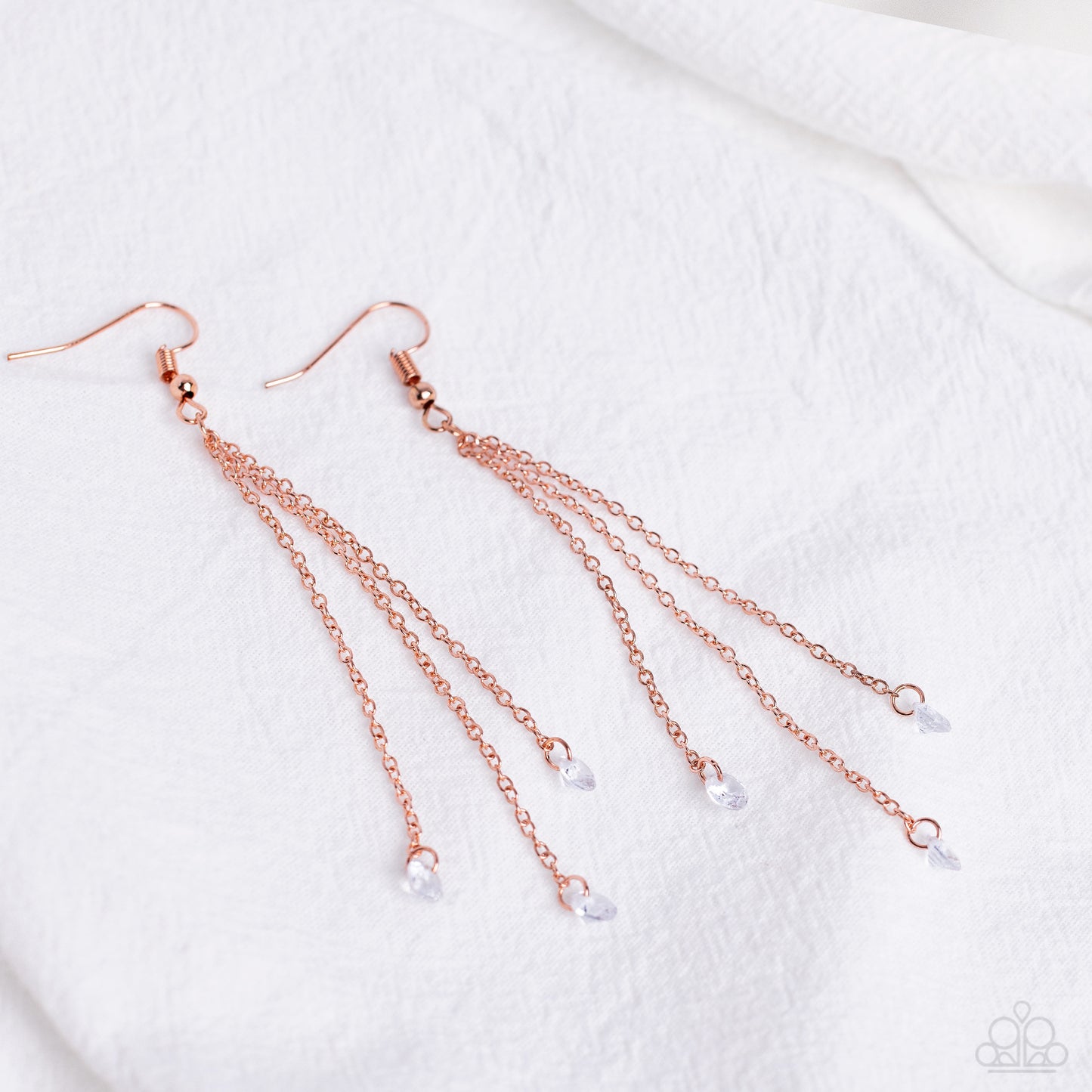 Divine Droplets - Copper Earring