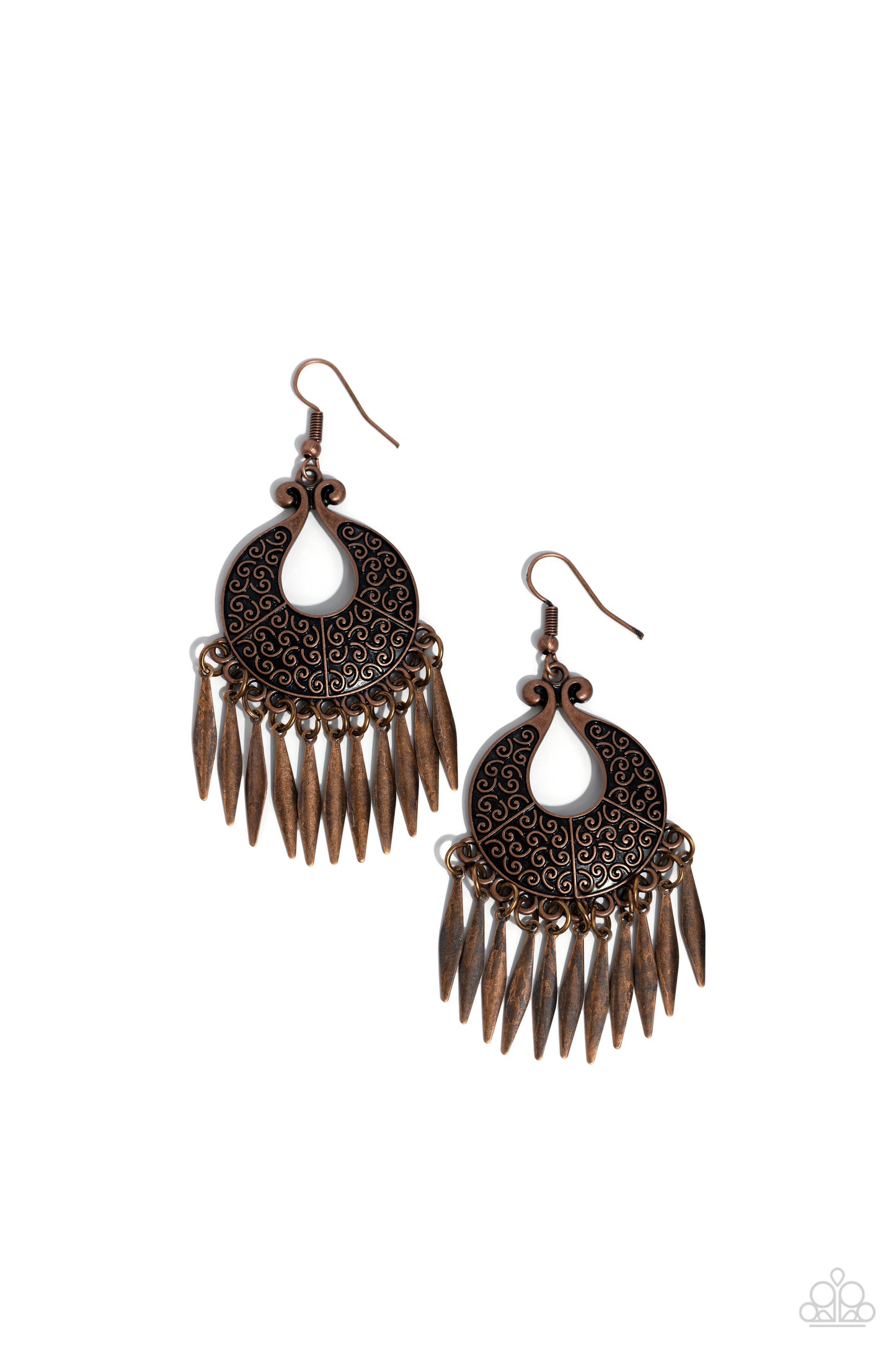 Tribal Charm - Copper Earring