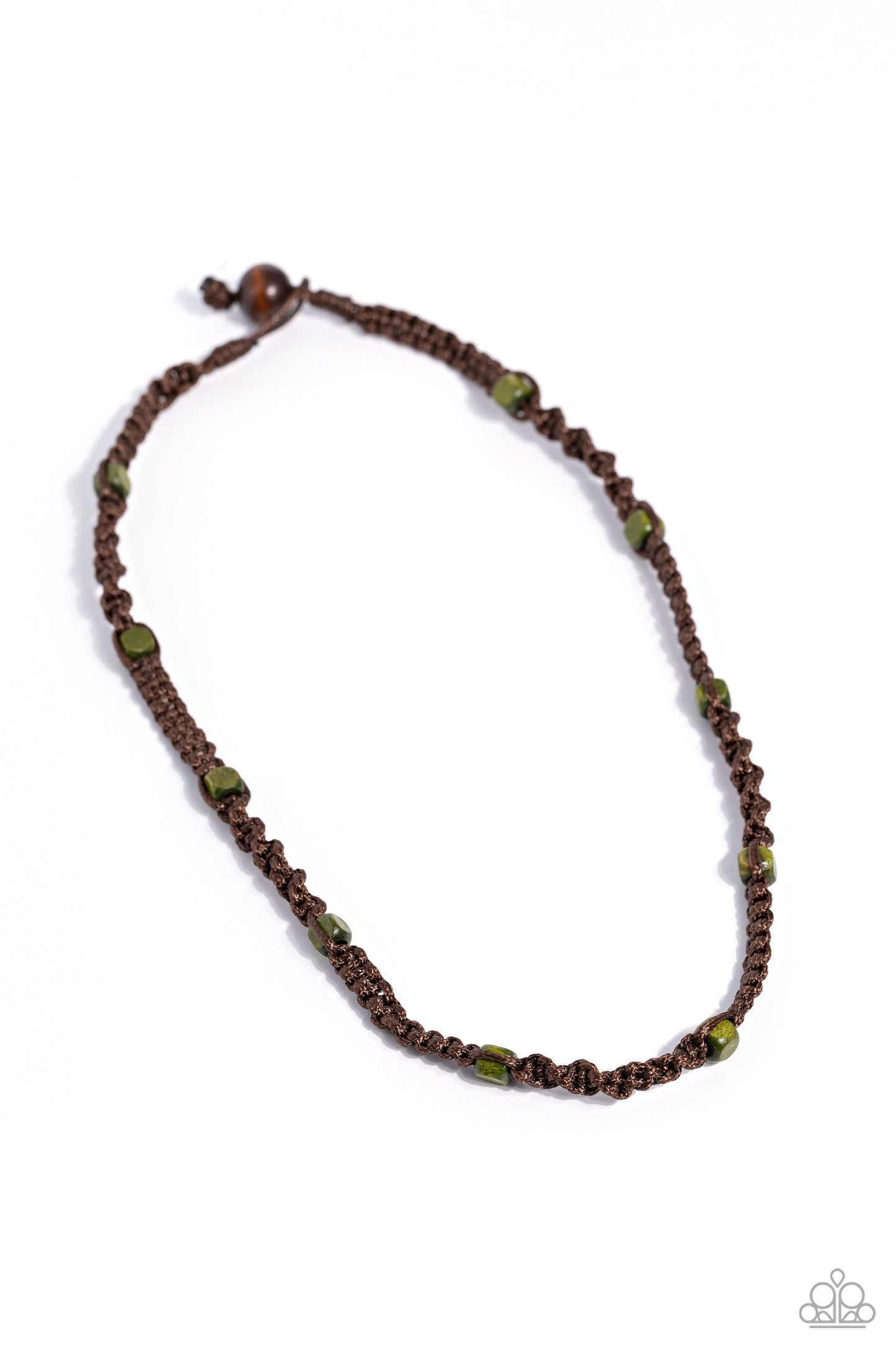 Scenic Climb - Green Necklace