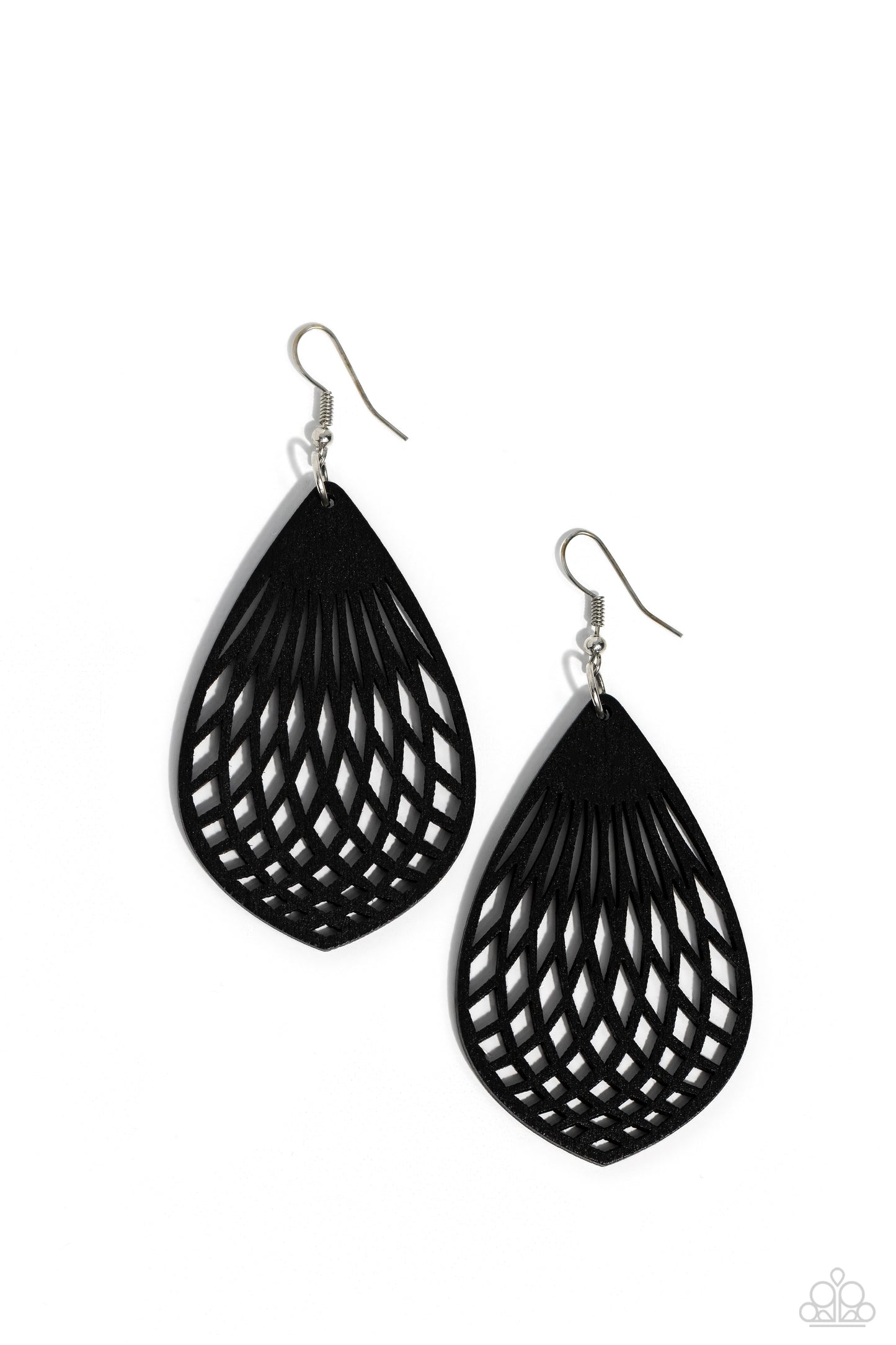 Caribbean Coral - Black Earring