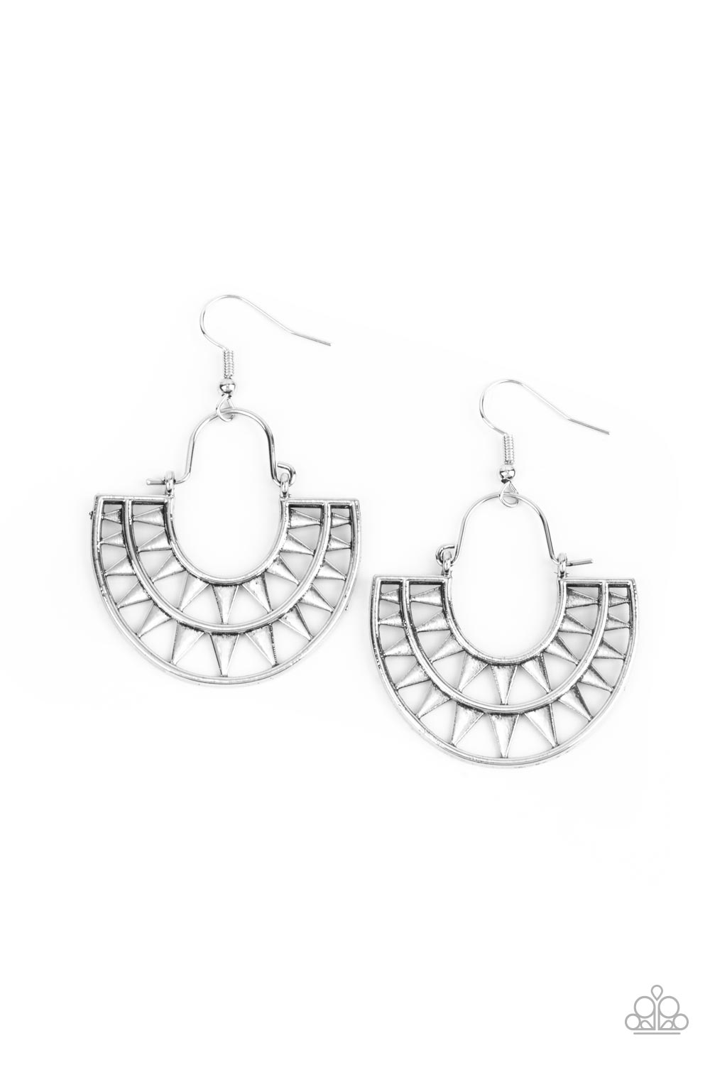 Solar Surge - Silver Earring Earring