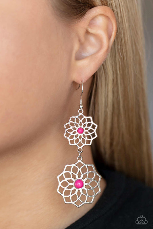 Posh Posy - Pink Earring