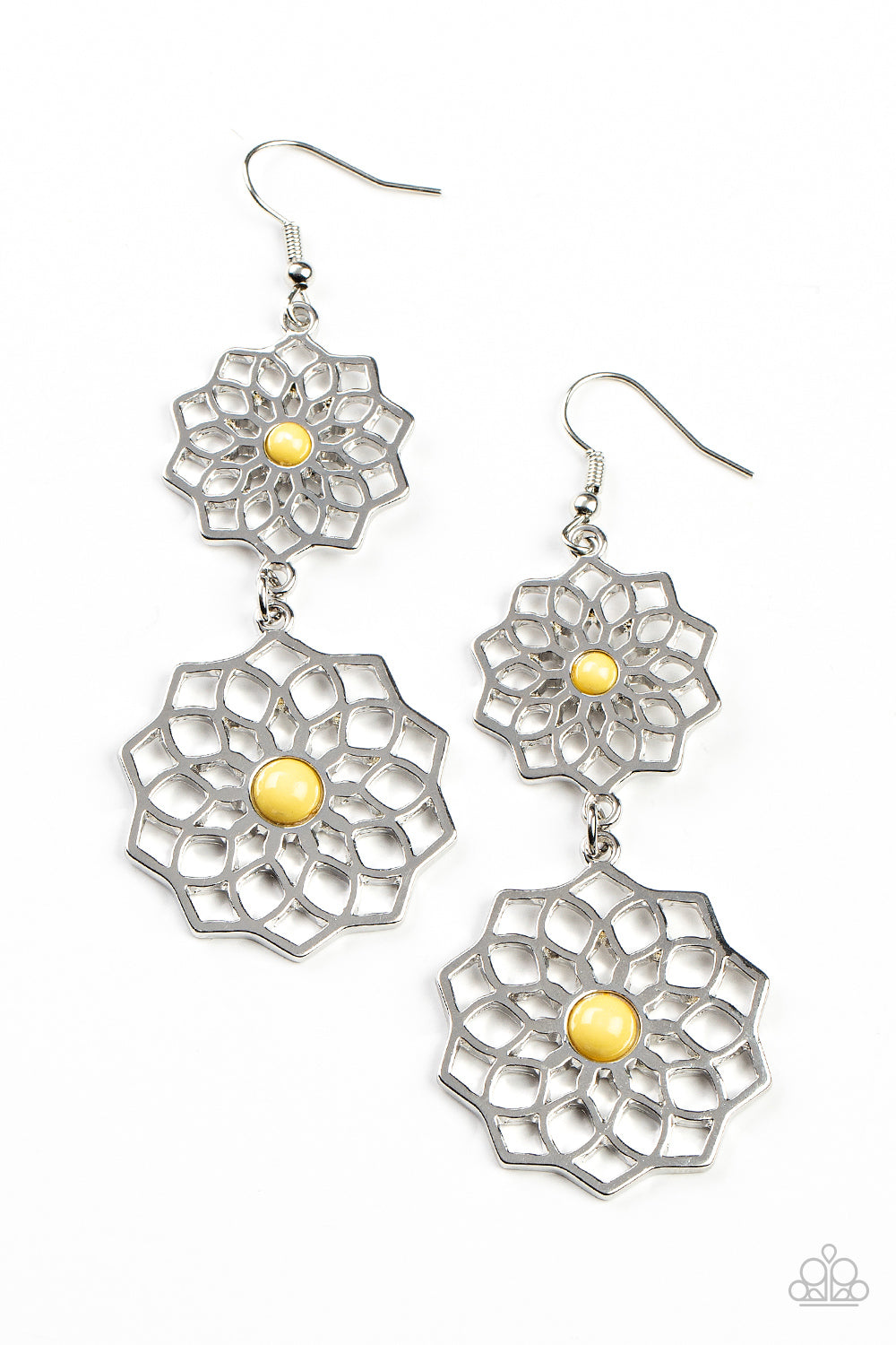 Posh Posy - Yellow Earring