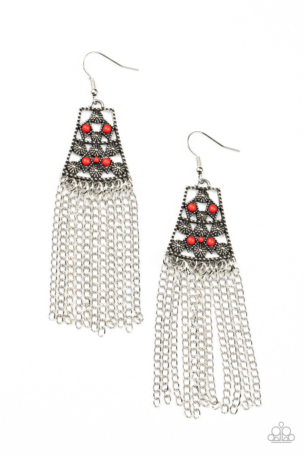 Cleopatras Allure - Red Earring