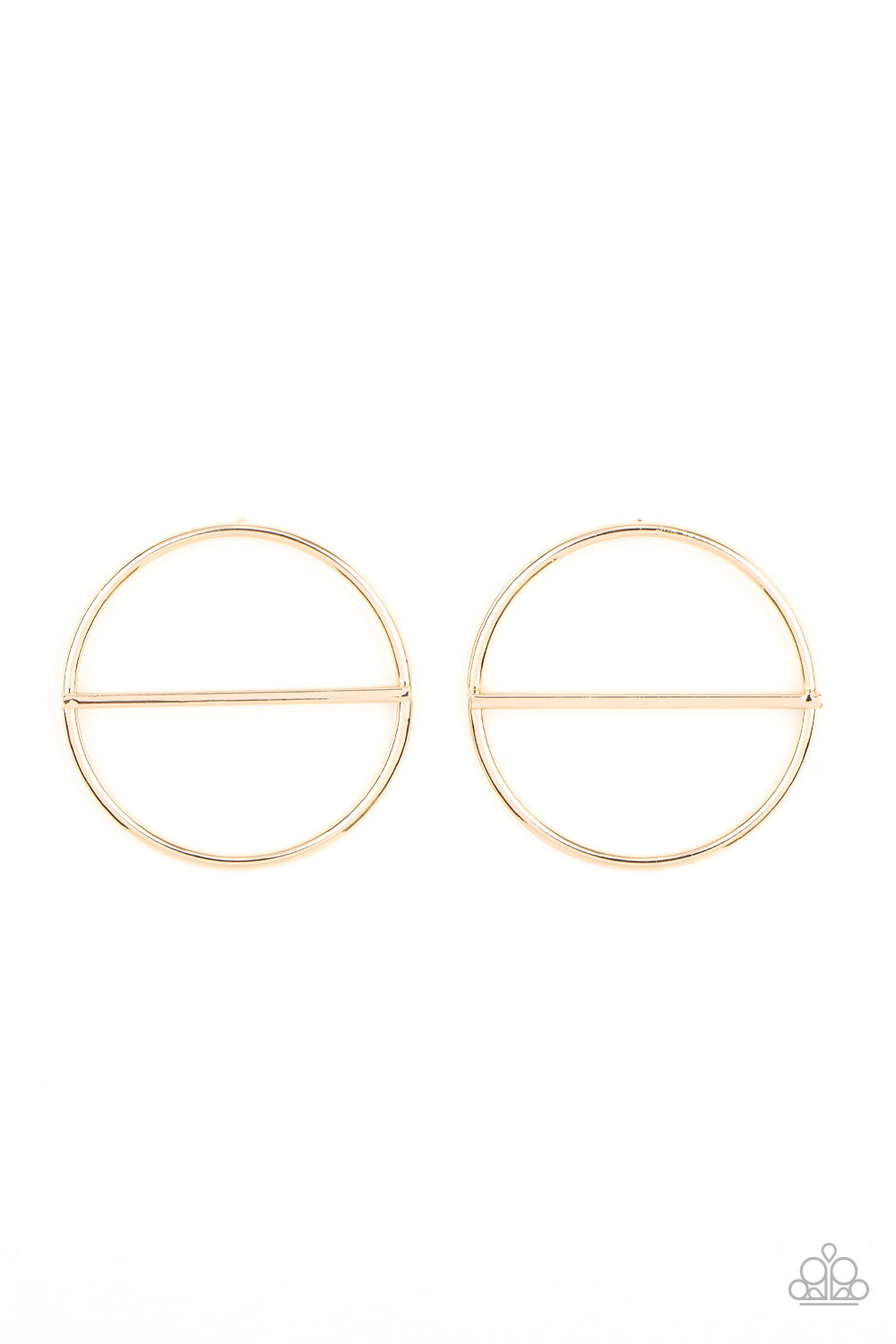 Dynamic Diameter - Gold Earring