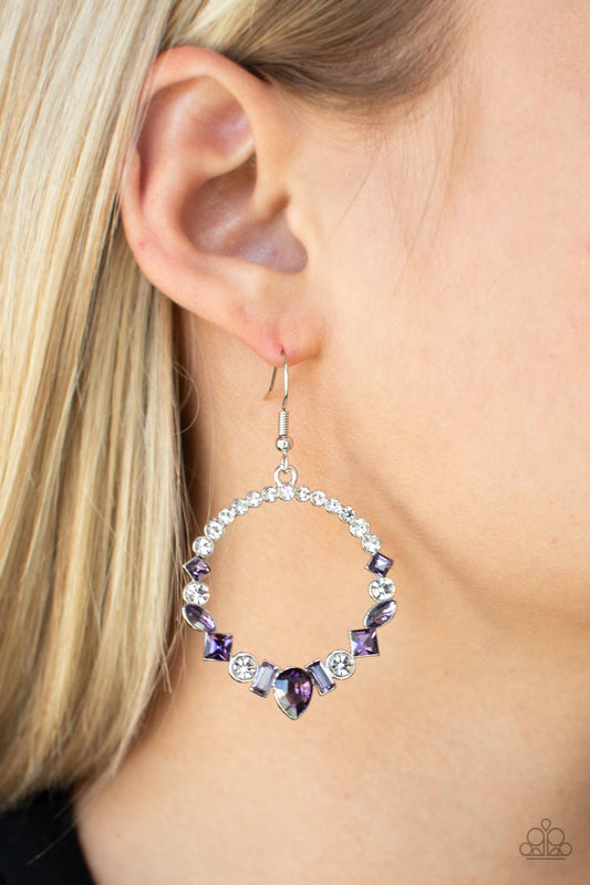 Revolutionary Refinement - Purple Earring