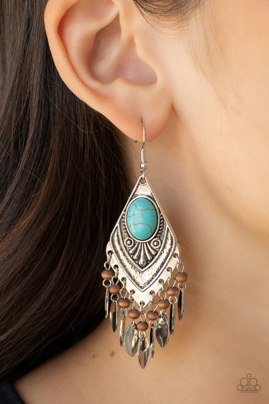 Earthy Etiquette - Blue Earring