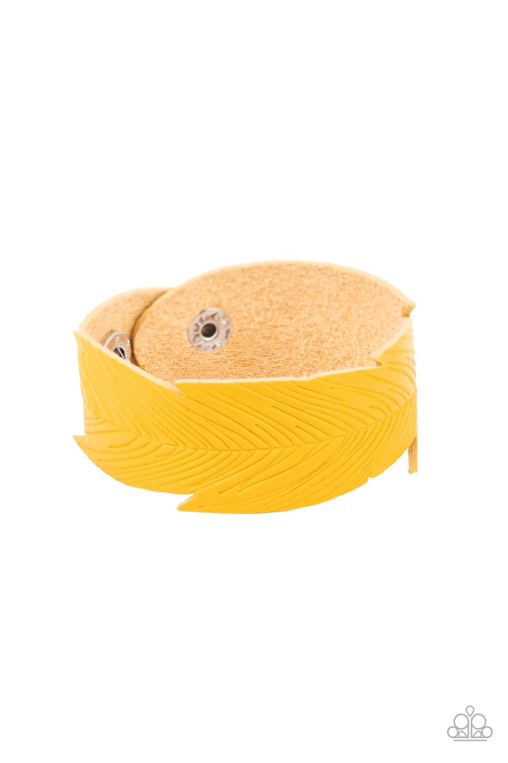 Whimsically Winging It - Yellow Urban Bracelet