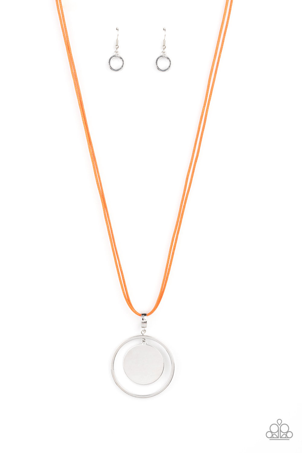 Rural Reflection - Orange Necklace